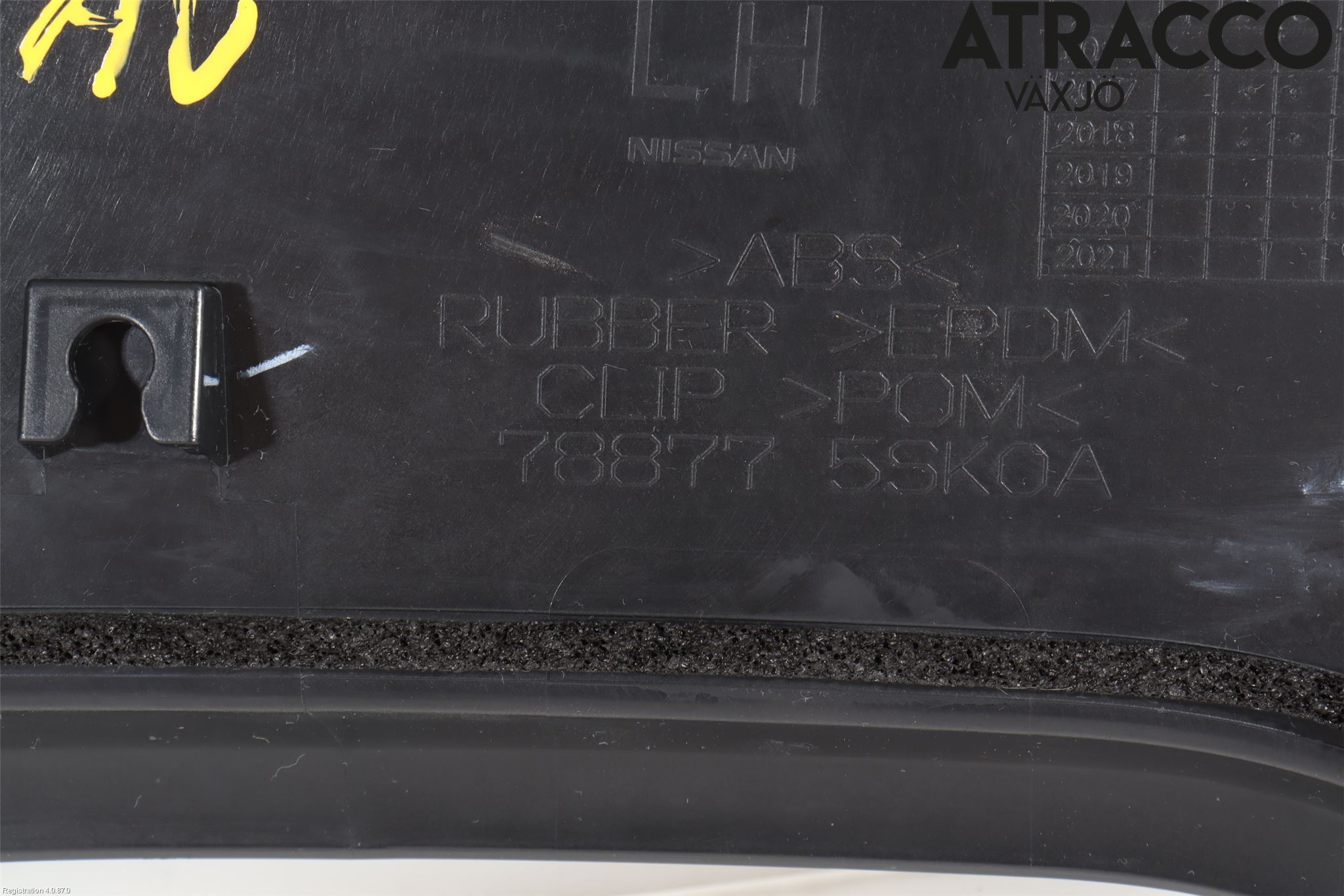 Nissan LEAF 18- Sidoruta Bak - Dekorlist