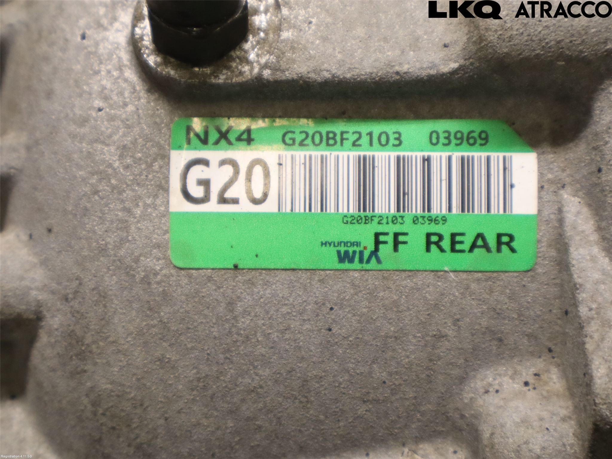 Hyundai TUCSON 05- Bakväxel-Diff