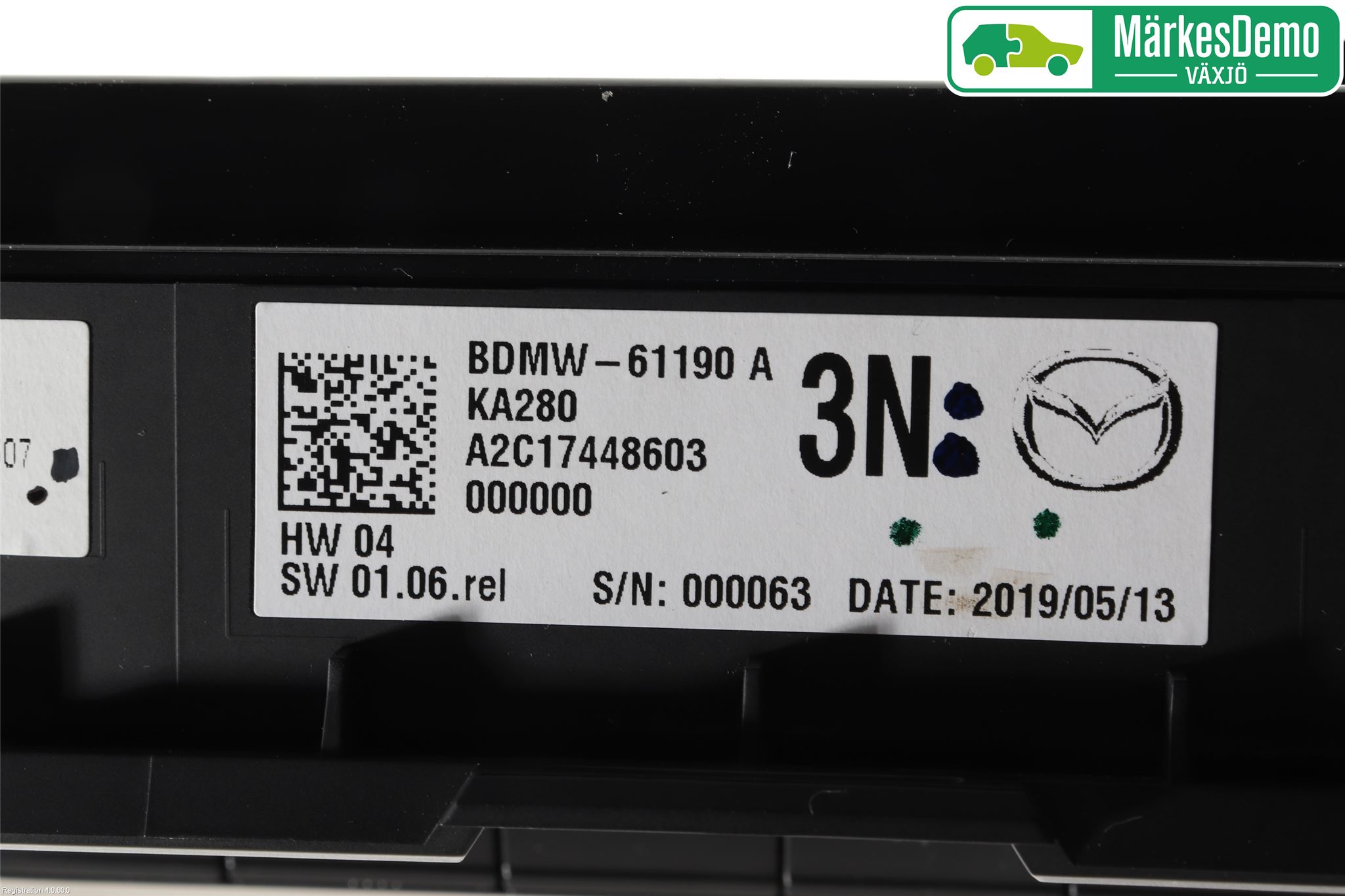 Mazda CX-30 20- Ac Styrenhet Ac Manöveren