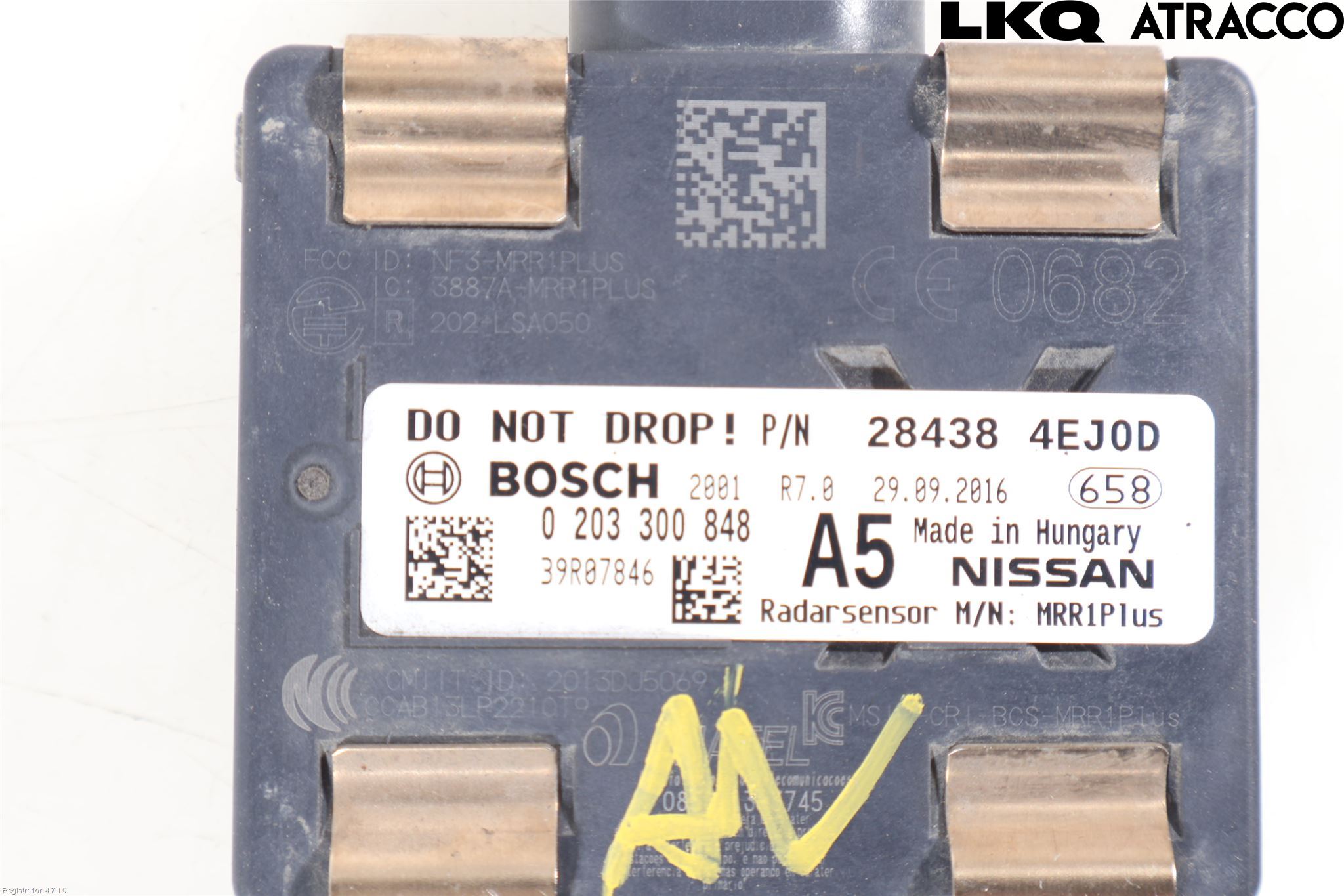 Nissan QASHQAI 14-17 Sensor Adaptiv Farthållare