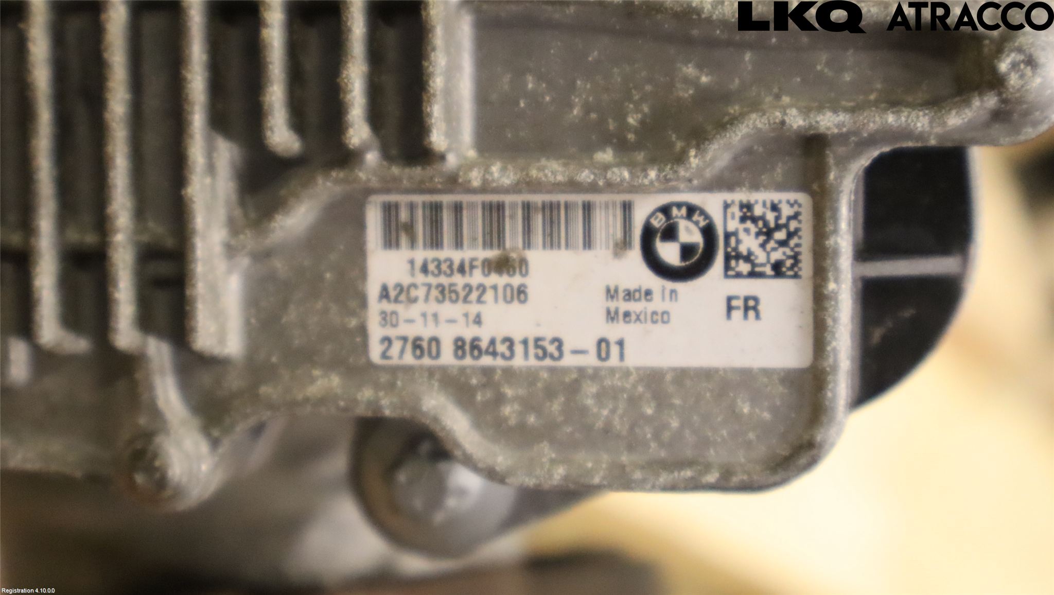 BMW 1 F20/F21 11-19 Växel Fördelningslåda