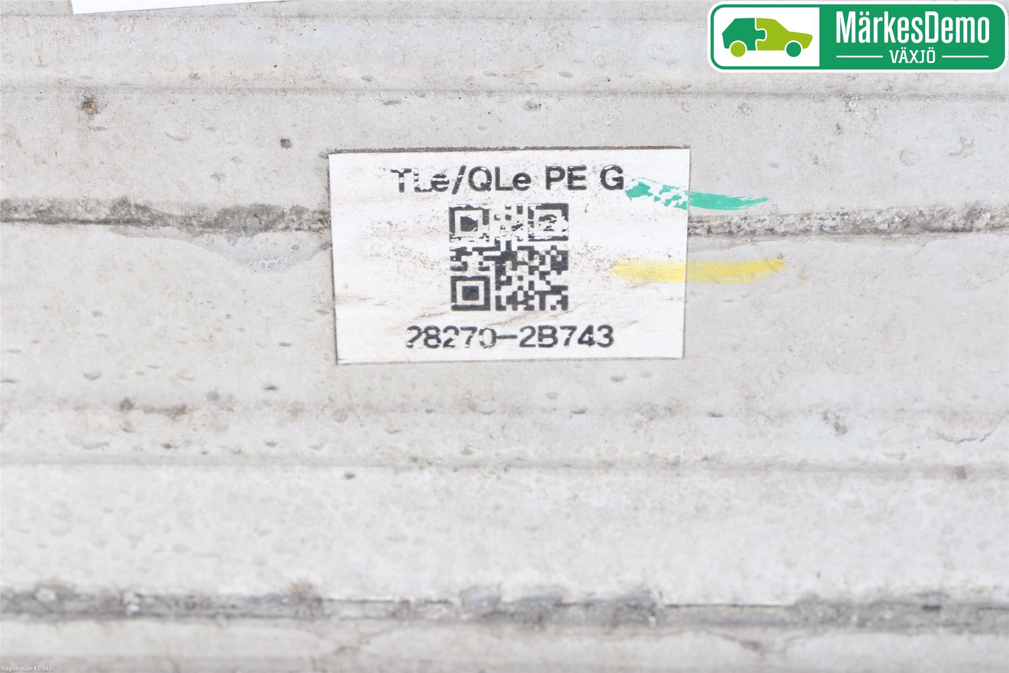 Hyundai TUCSON 05- Laddluft-Intercooler Kyl