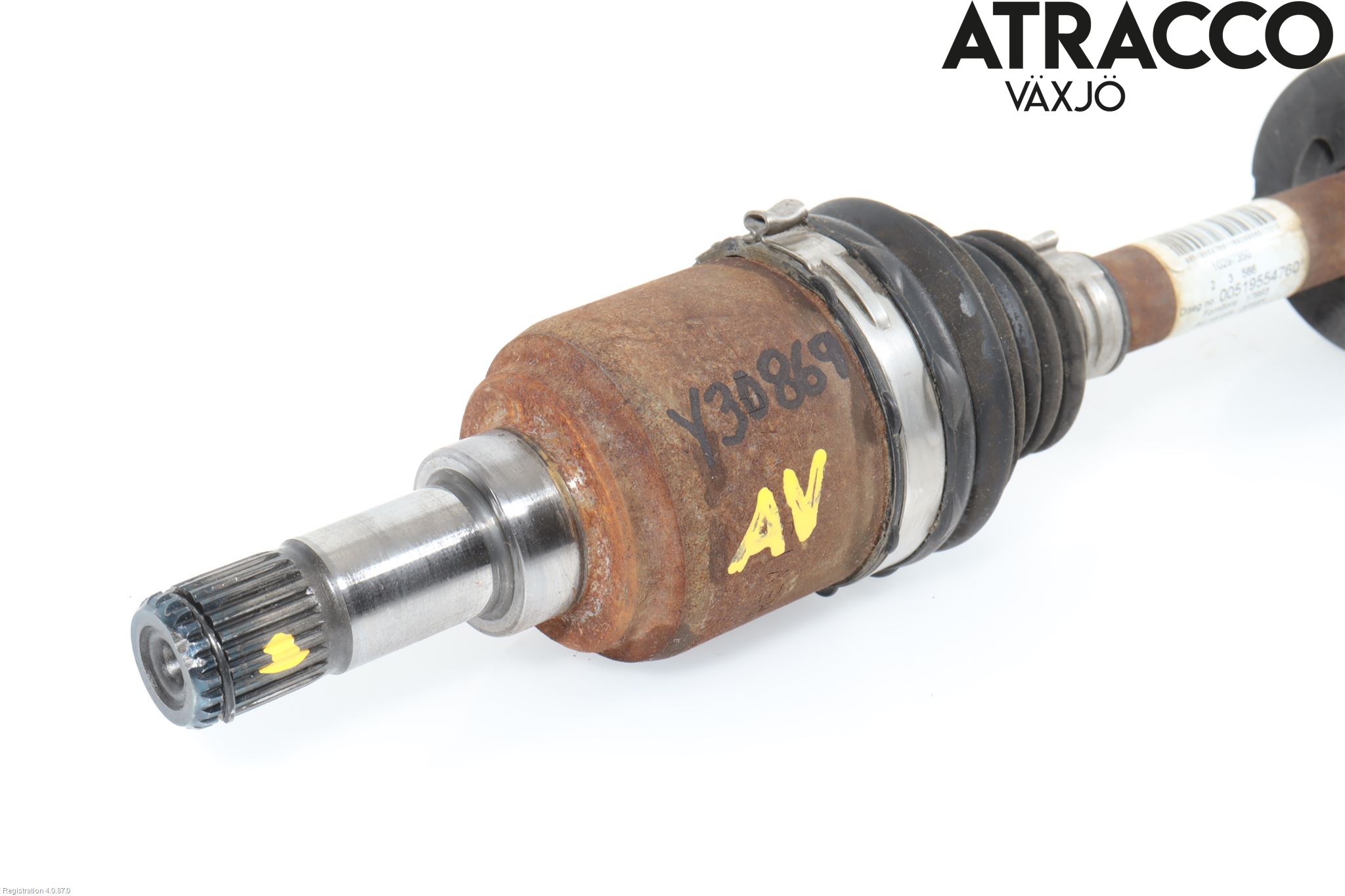 Fiat 500 07- Drivaxel Fram Höger