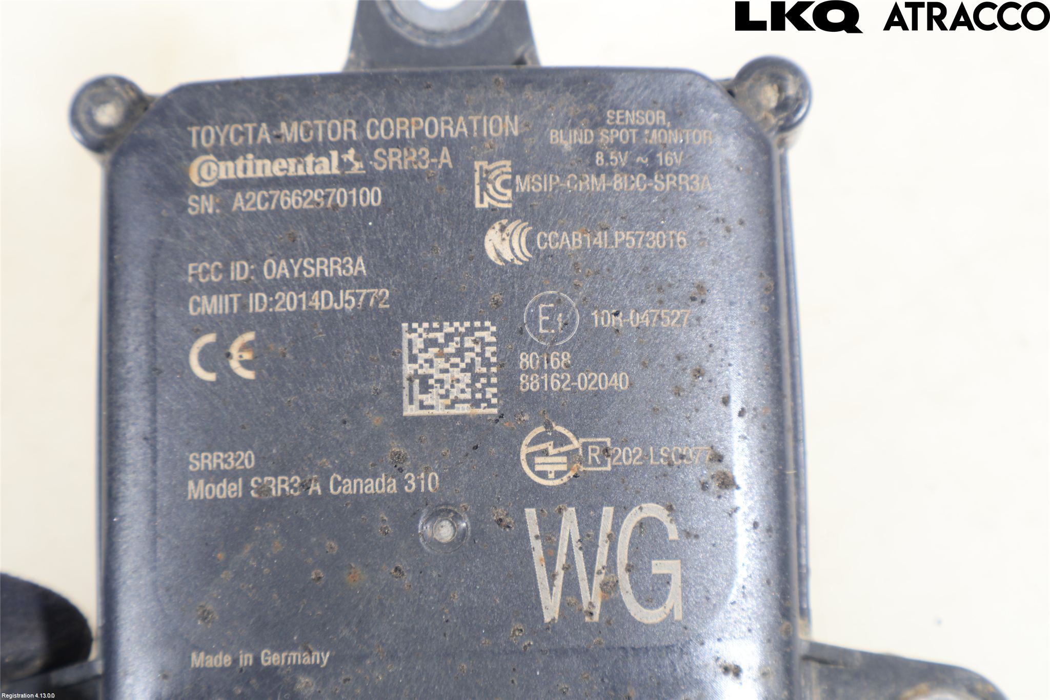 Toyota COROLLA 19- Sensor Aktivt Kollisionsskydd