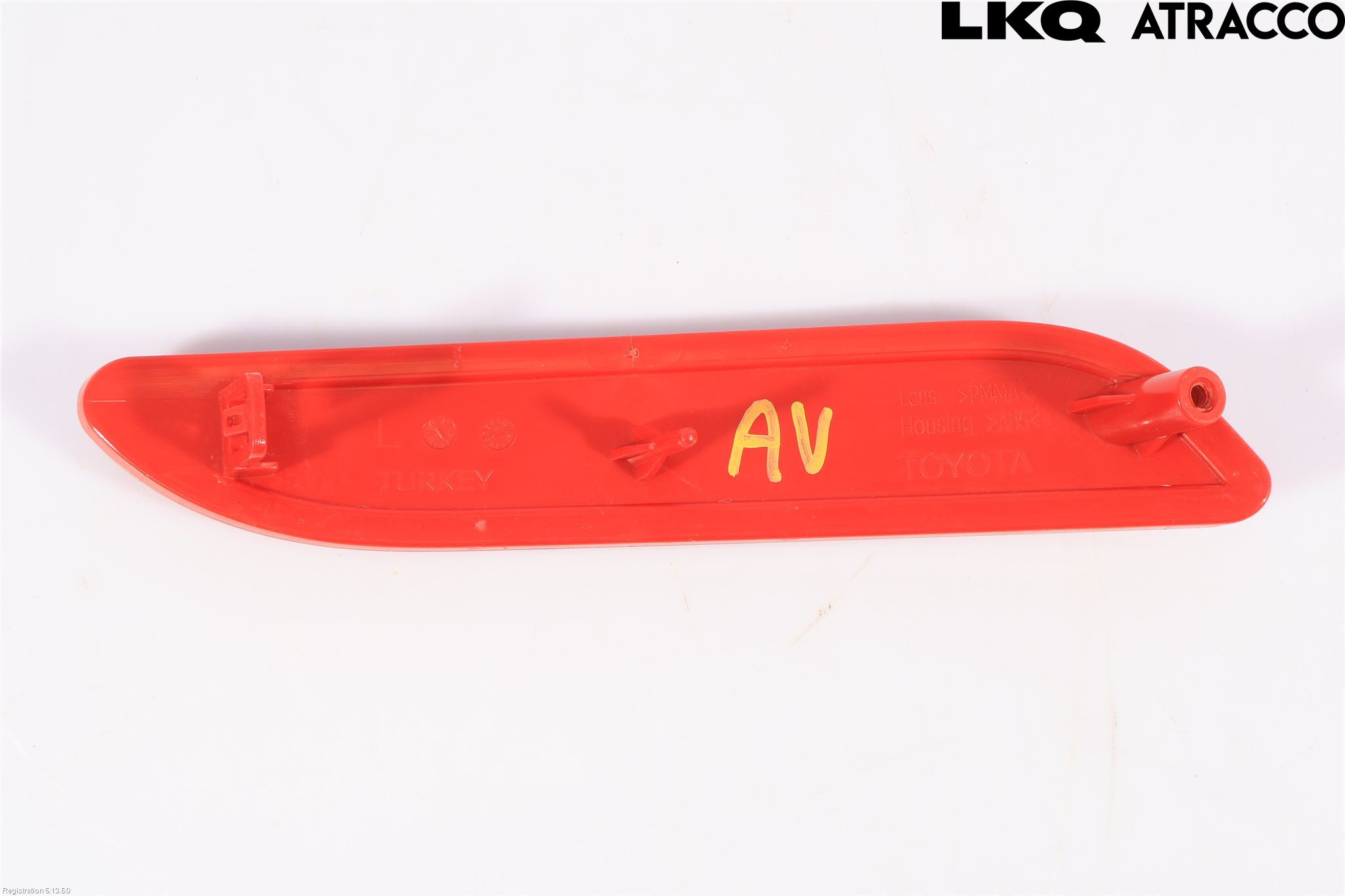 Toyota AURIS 13-19 Dimljus/Reflex Bak
