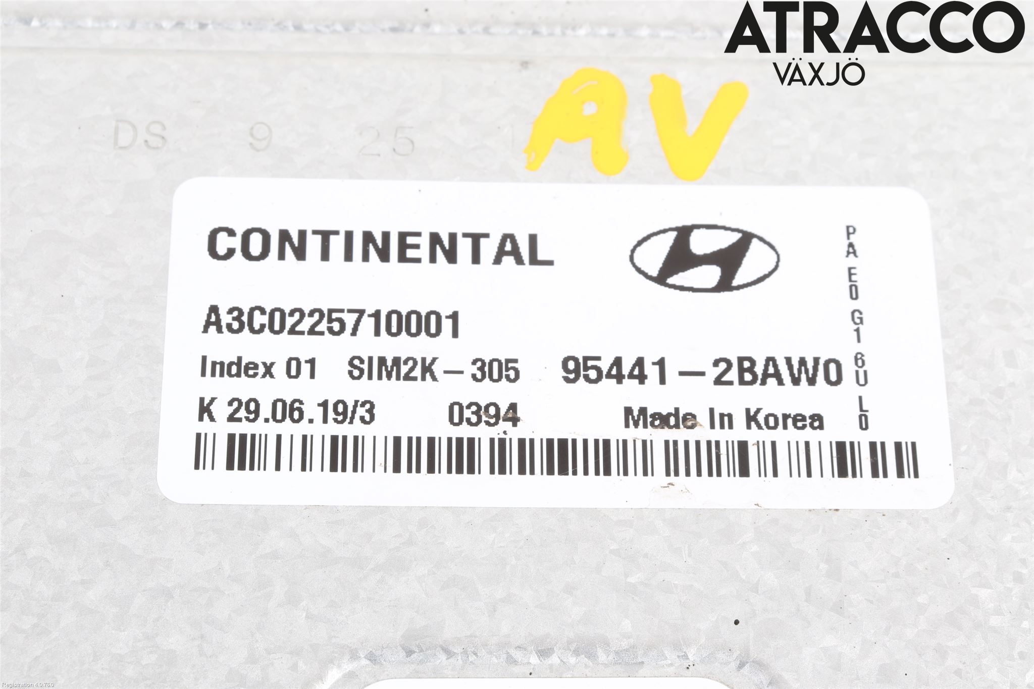 Hyundai IONIQ AE 17-22 Styrenhet Växellåda