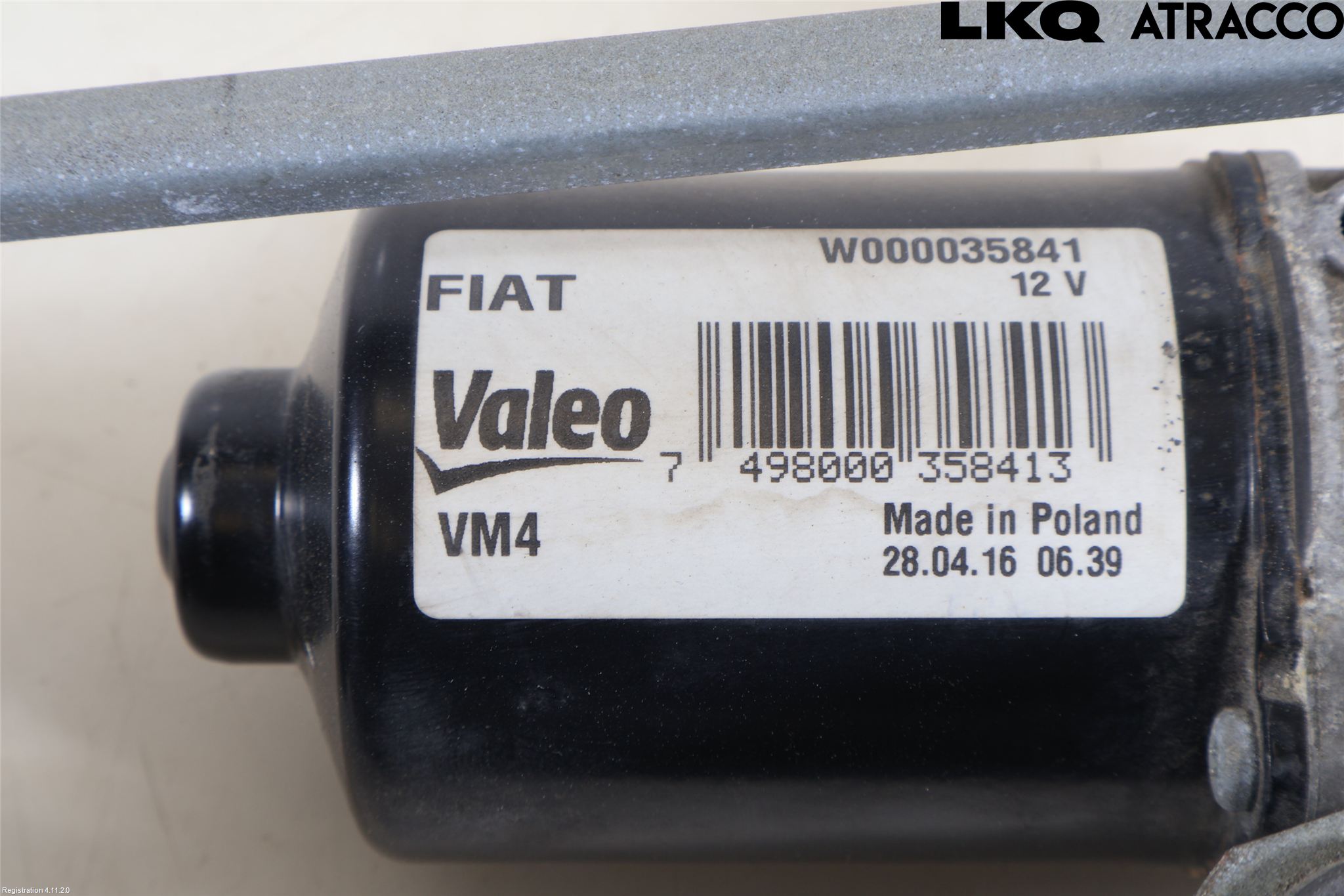 Fiat 500L 13-19 Torkarmekanism Vindruta