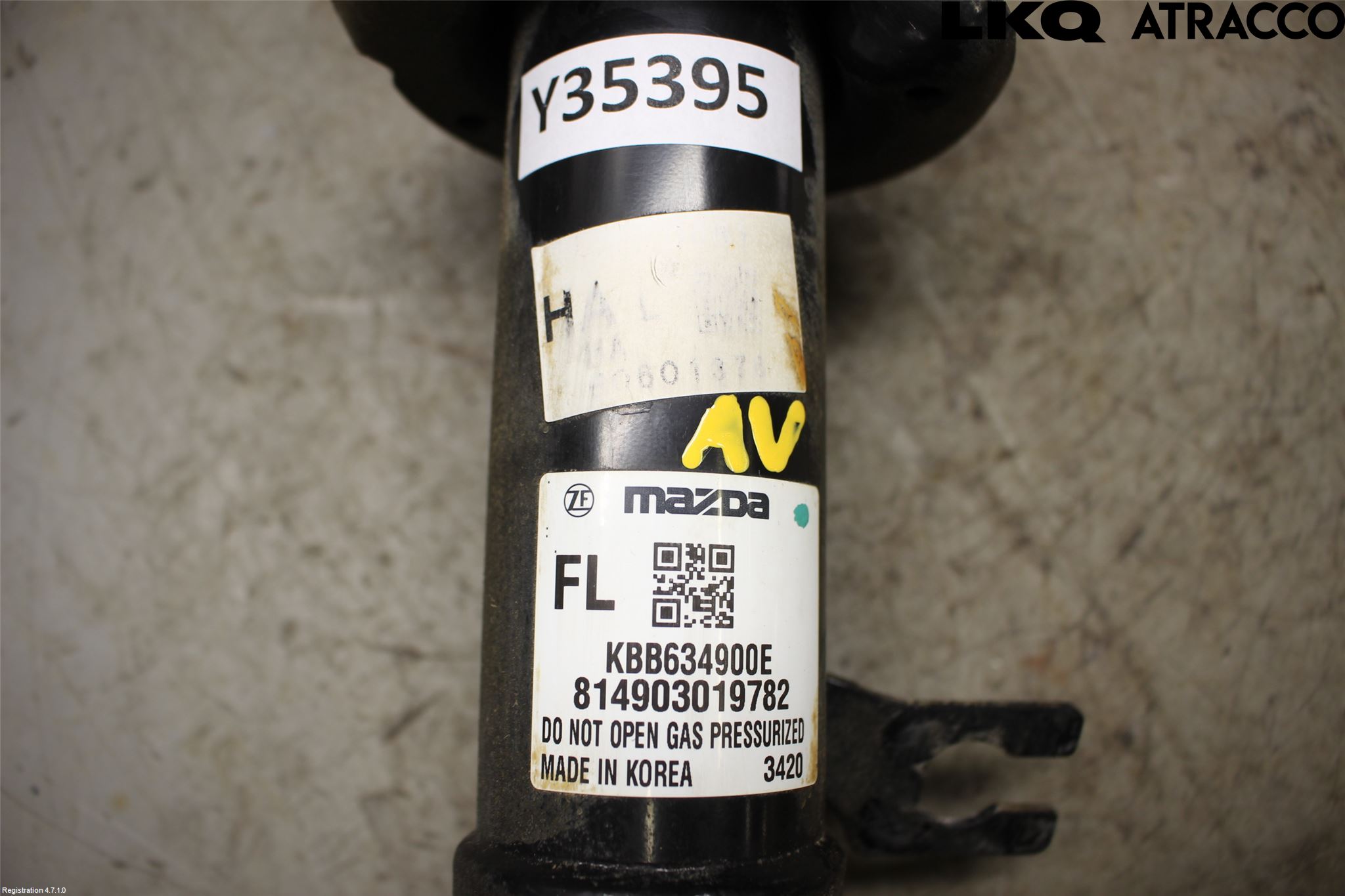 Mazda CX-60 22- Fjäderben Fram Vänster