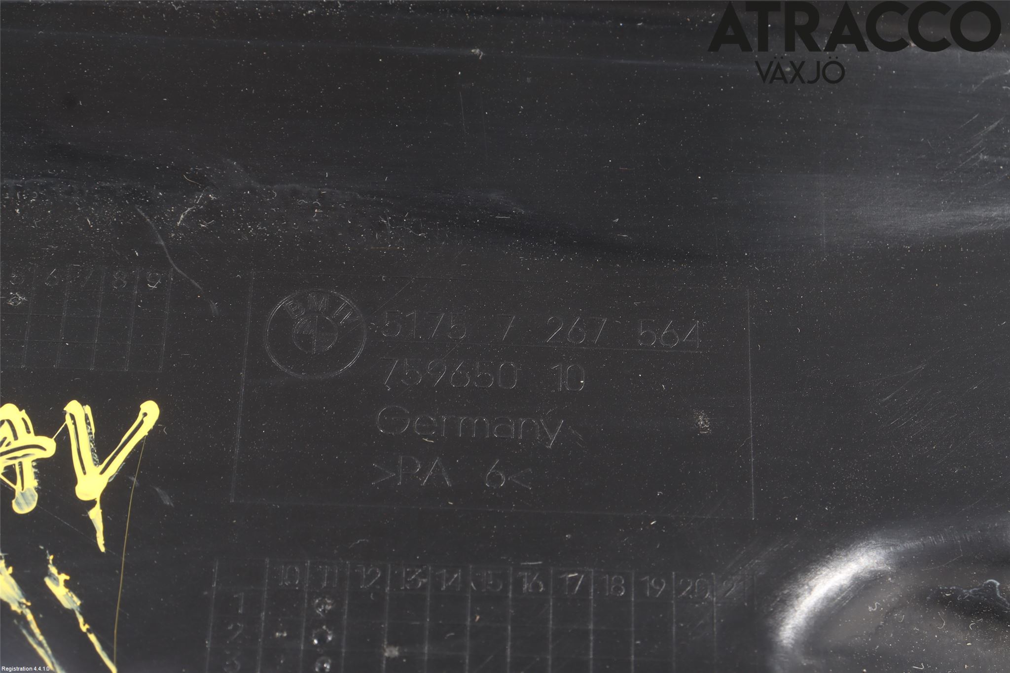 BMW 5 F10/F11/F18 09-17 Täckplast Front