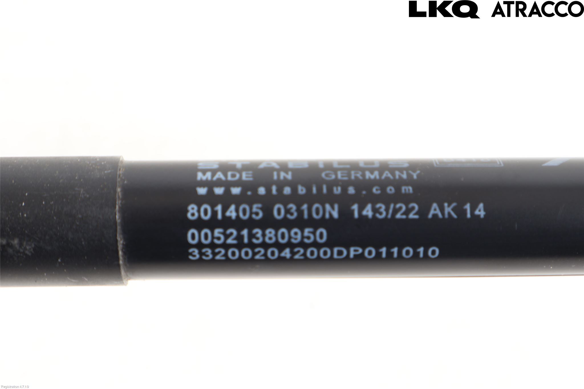 Fiat 500e 20- Gasfjäder Motorhuv