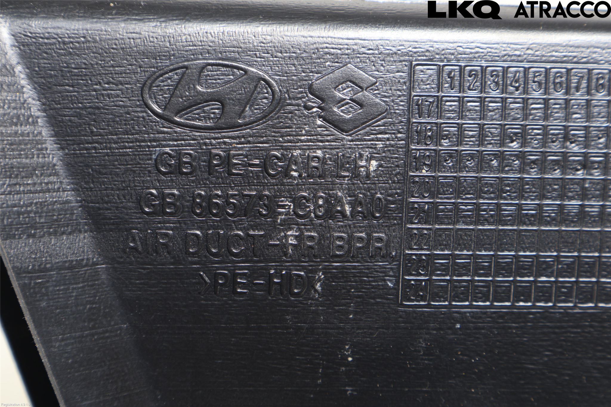 Hyundai i20 GB 15-20 Deflektor Plåt-Plast Kylning