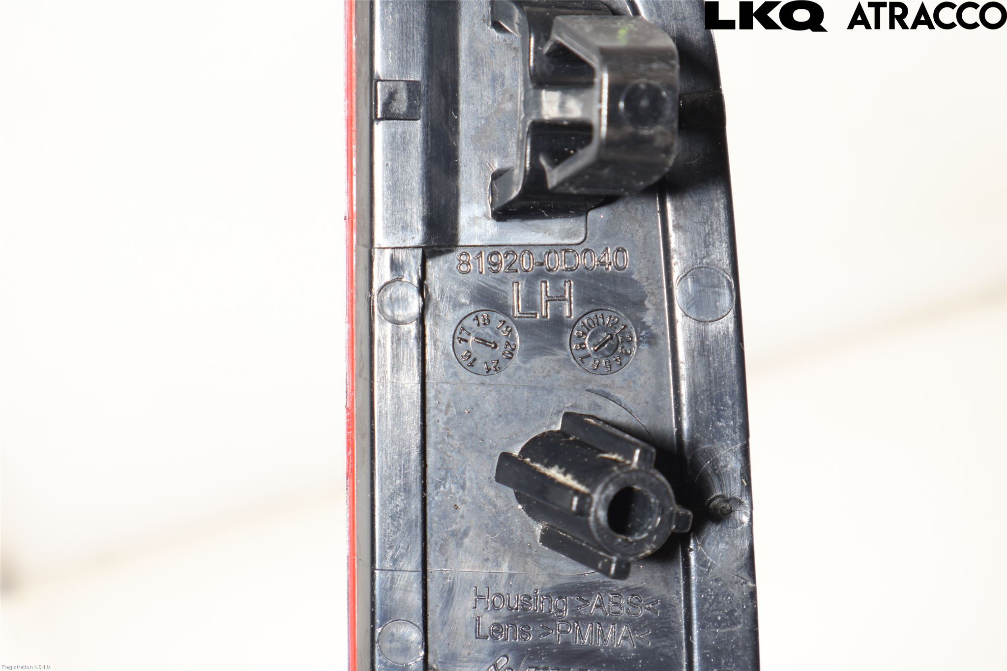 Toyota YARIS XP130 15-20 Dimljus/Reflex Bak