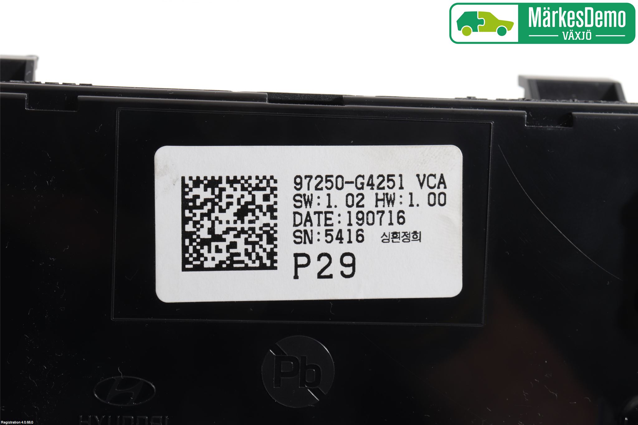 Hyundai i30 PD 17- Ac Styrenhet Ac Manöveren