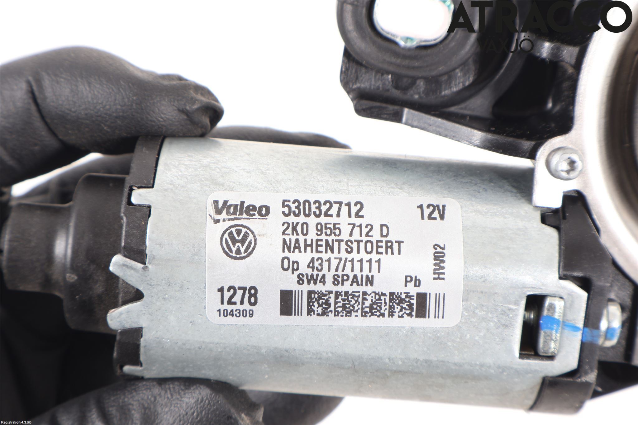 Volkswagen VW CADDY 16-20 Torkarmotor Baklucka