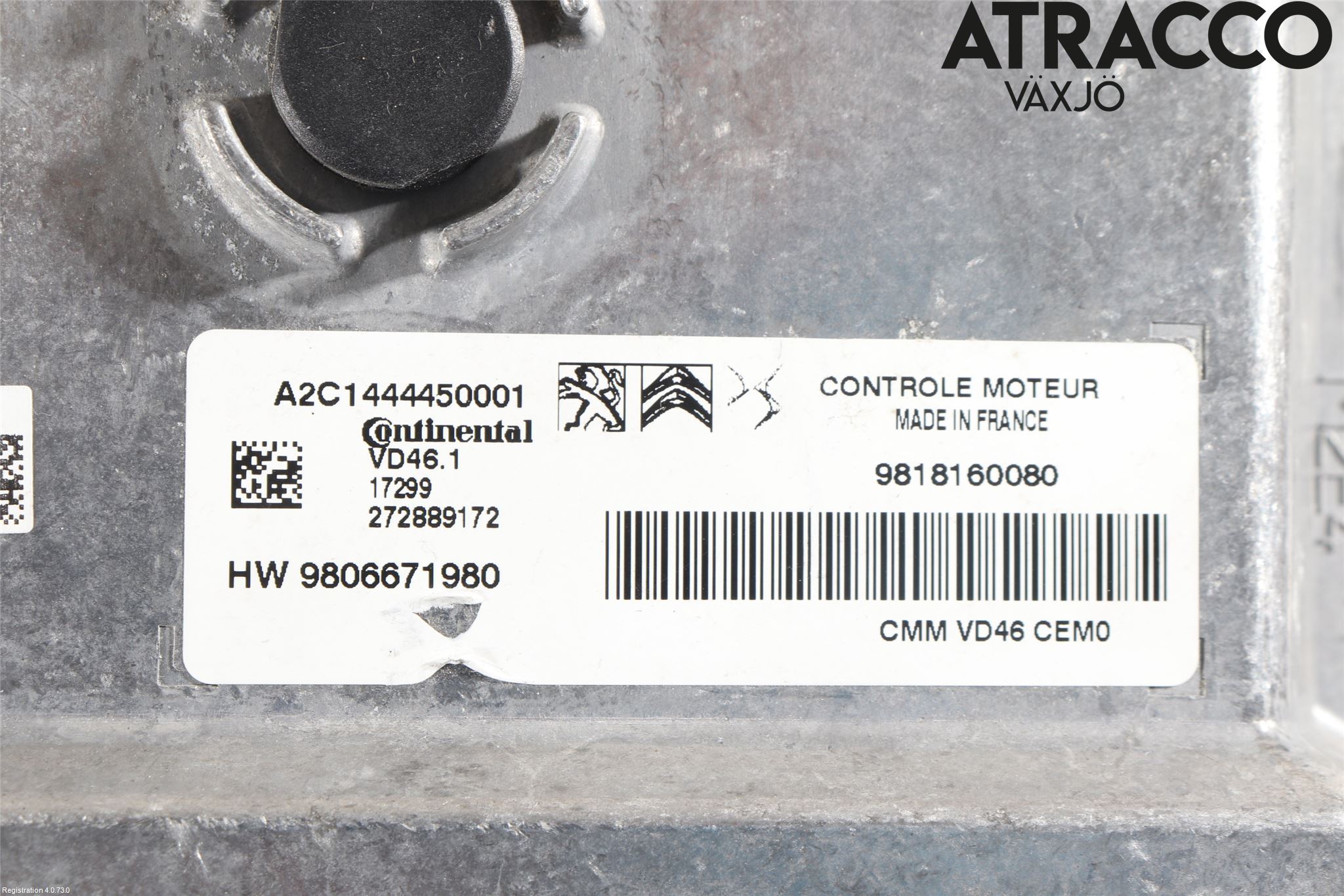 Peugeot 2008 13-20 Styrenhet Insprut Bensin