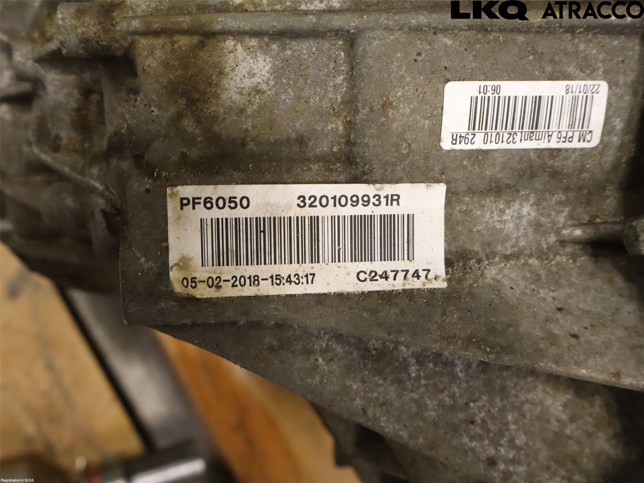 Renault TRAFIC/E-TECH 15- Växellåda Man 6 Vxl