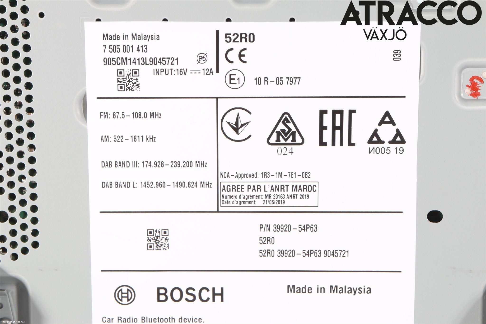 Suzuki VITARA 15- Cd Radio - Multimediapanel