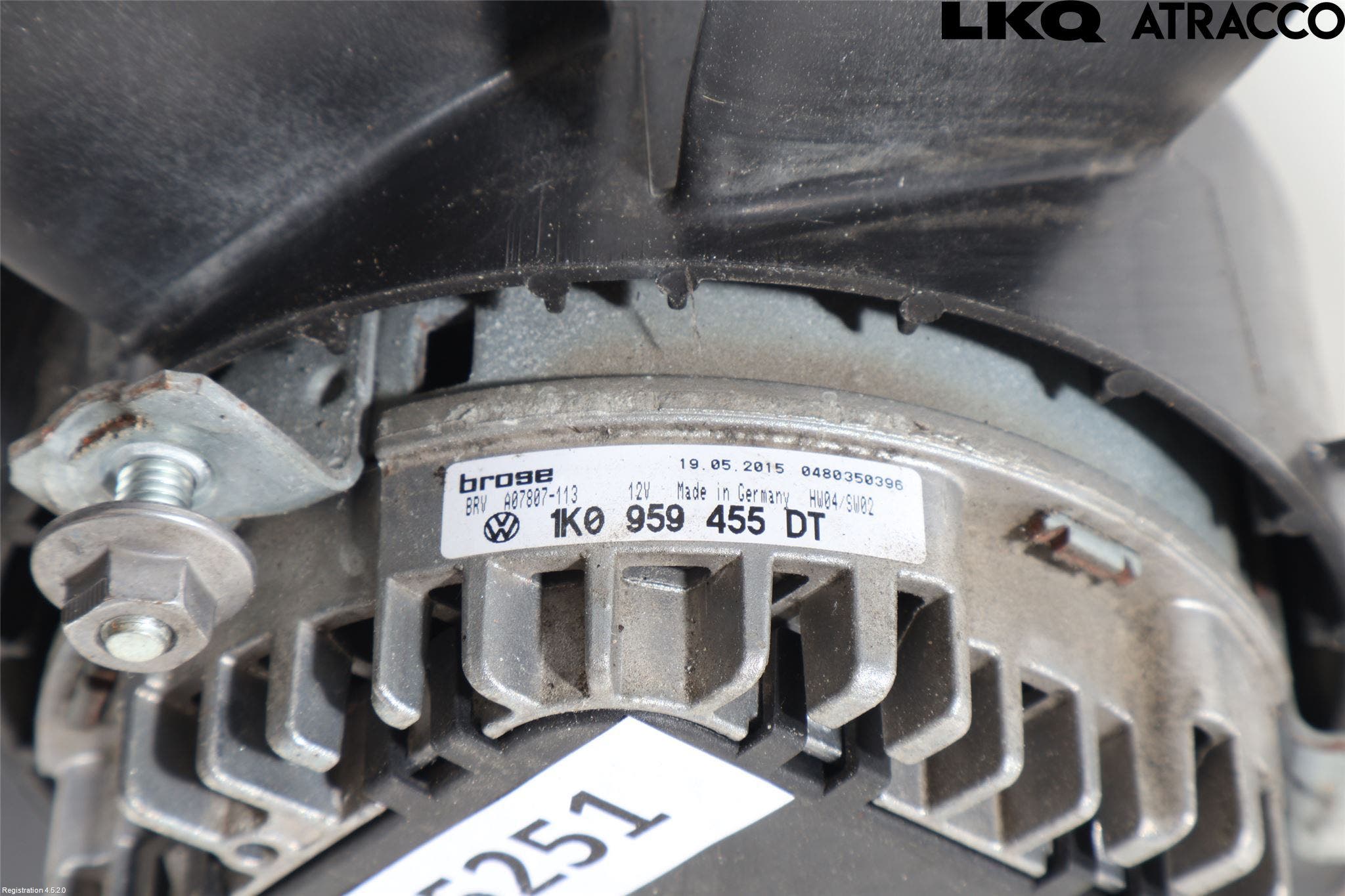 Volkswagen VW CADDY 16-20 Kylfläkt El