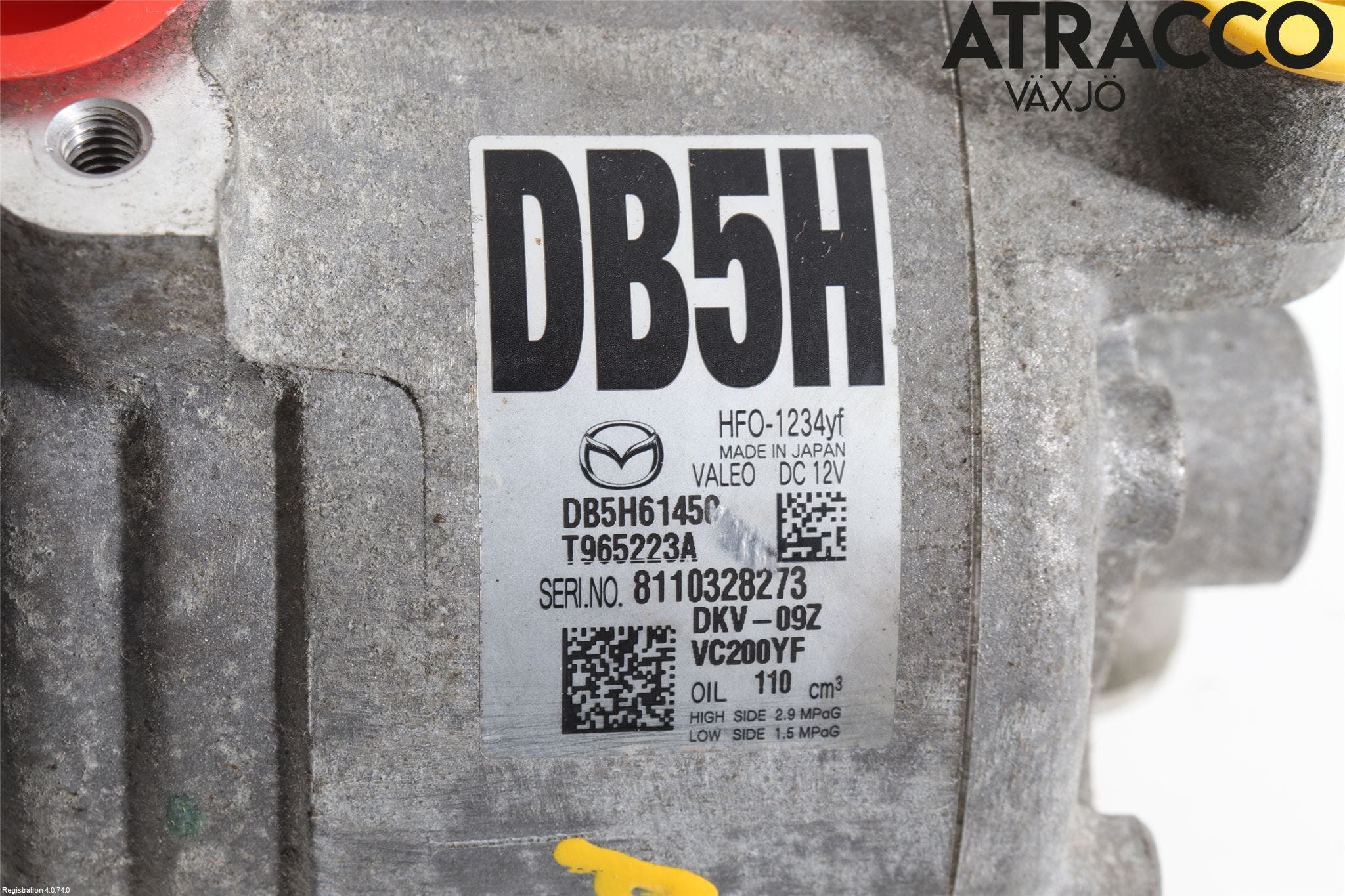 Mazda CX-3 Ac Kompressor