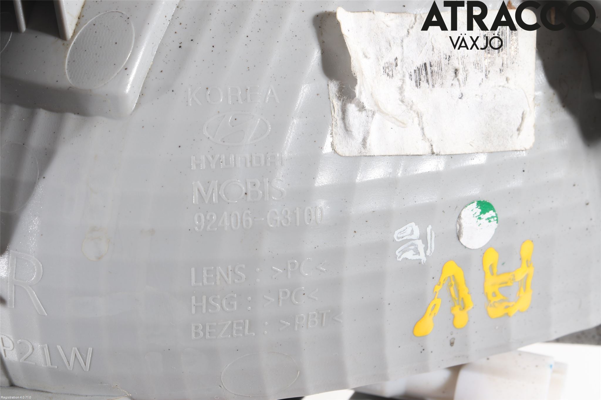 Hyundai i30 PD 17- Dimljus/Reflex Bak