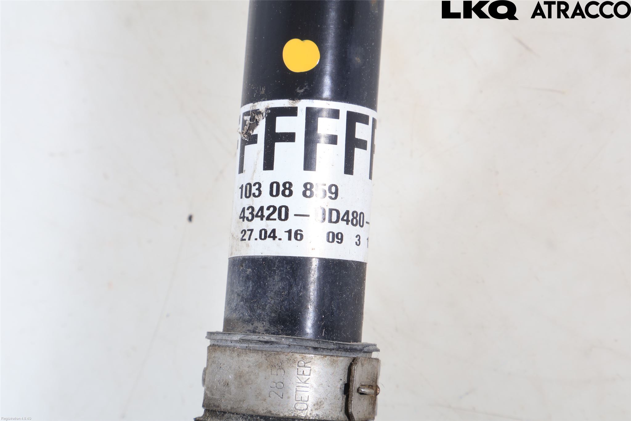 Toyota YARIS XP130 15-20 Drivaxel Fram Vänster