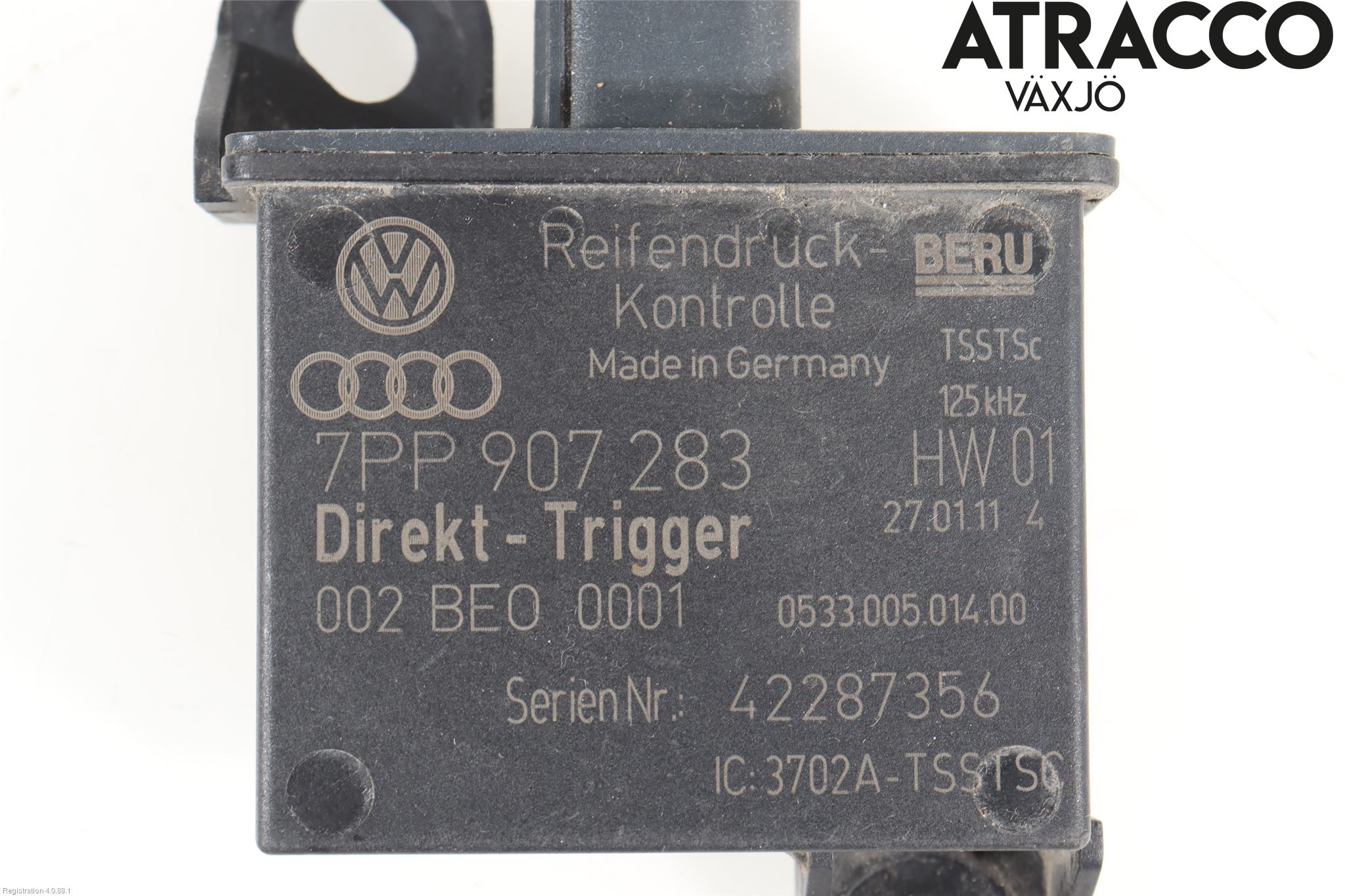 Porsche 911 (997) 05-12 Givare Däcktryck