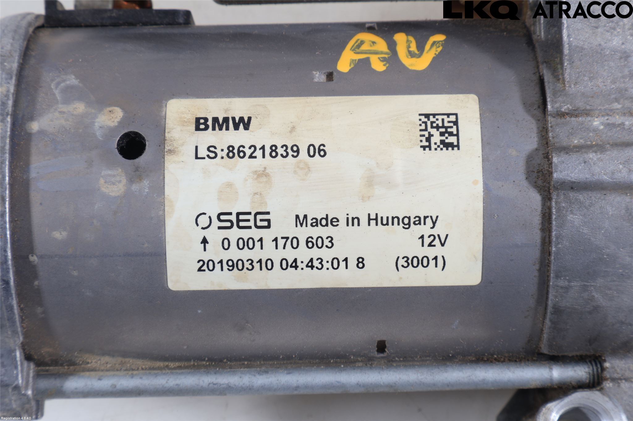 BMW X3 G01 18- Startmotor