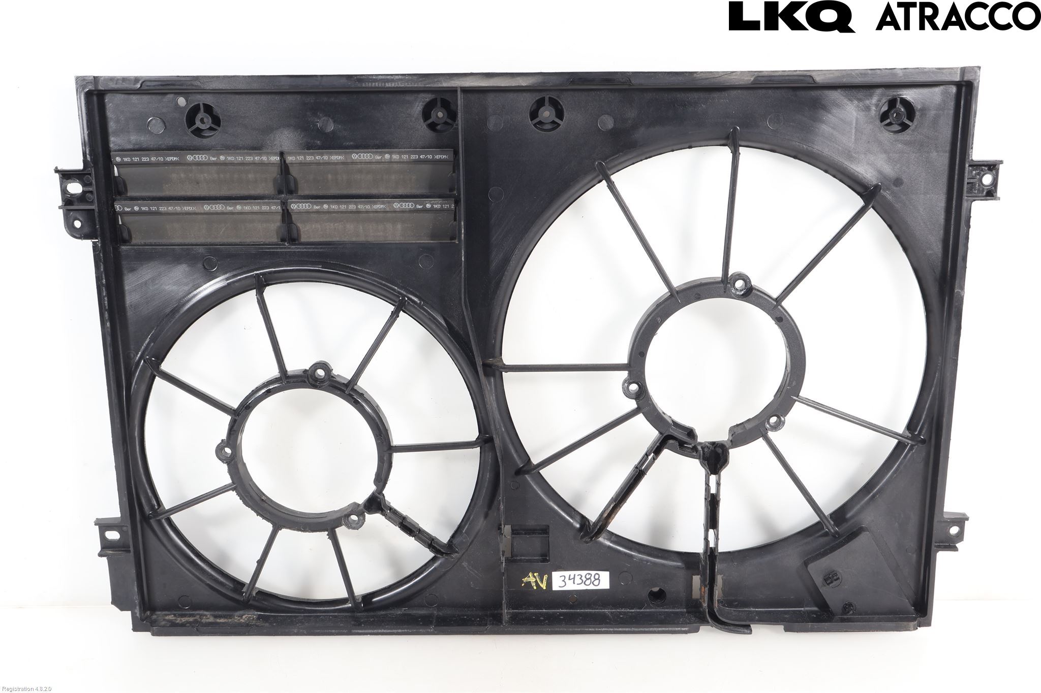 Volkswagen VW PASSAT 11-14 Kylfläktkåpa