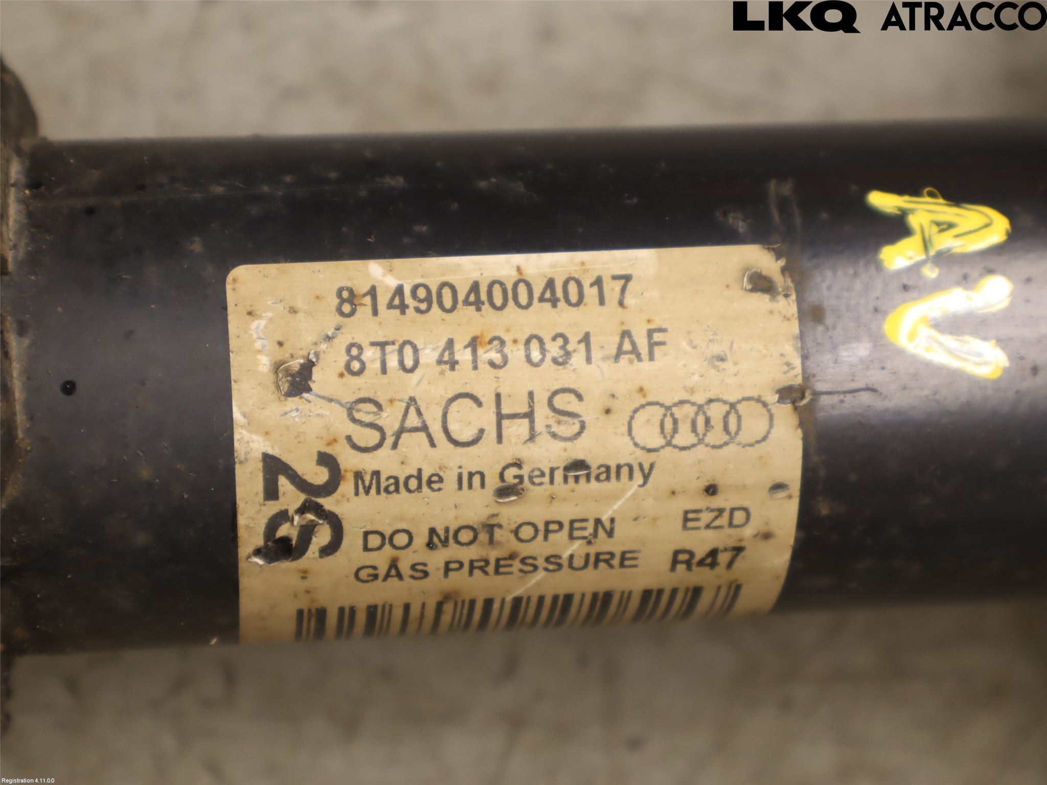 Audi A4/S4 08-11 Fjäderben Fram Vänster