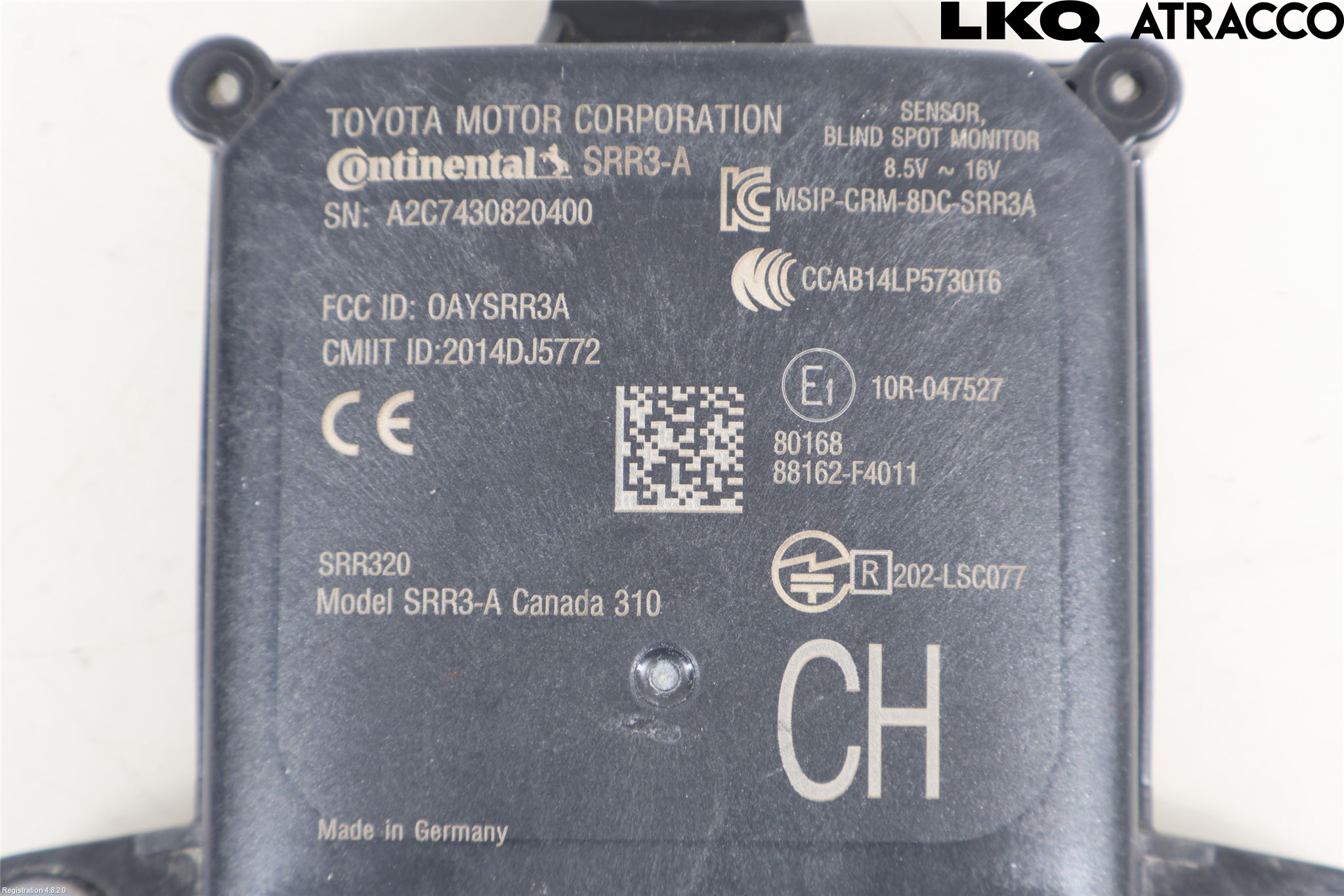 Toyota C-HR 16-23 Sensor Aktivt Kollisionsskydd