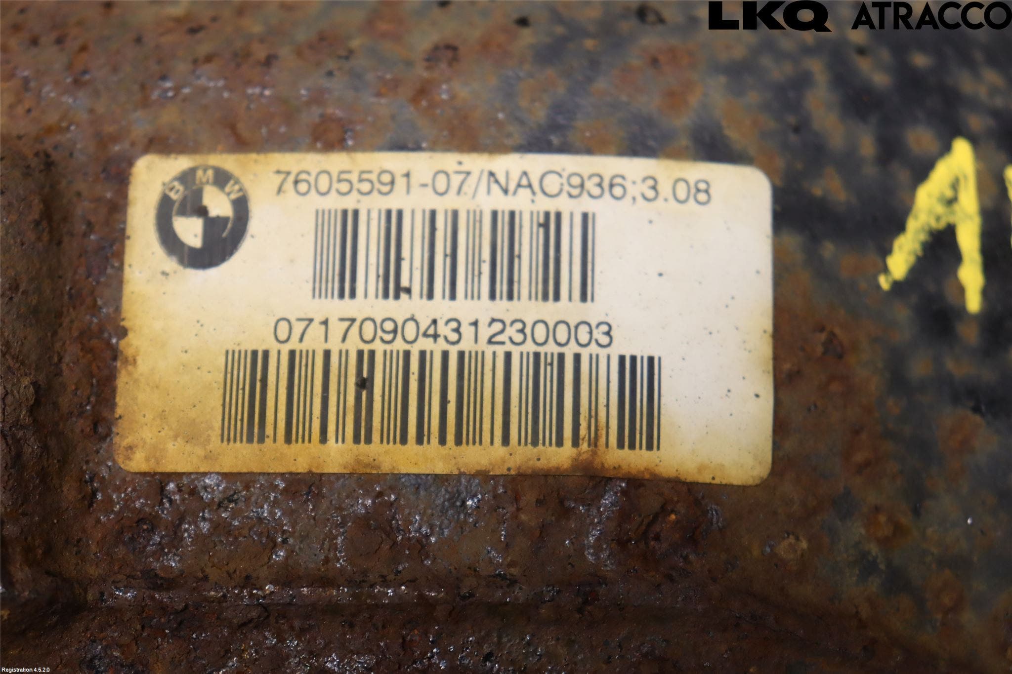 BMW 1 F20/F21 11-19 Bakväxel-Diff