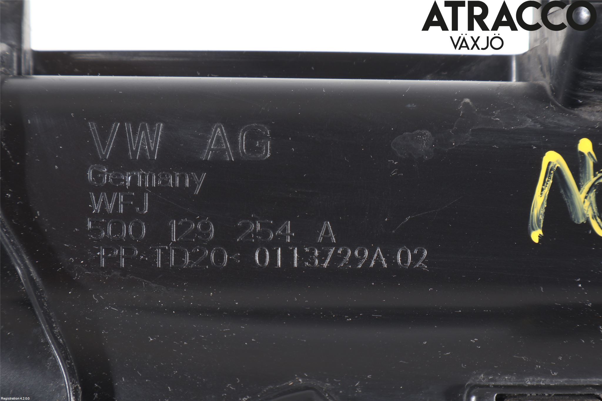 Volkswagen VW GOLF / E-GOLF VII 13-20 Deflektor Plåt-Plast Kylning