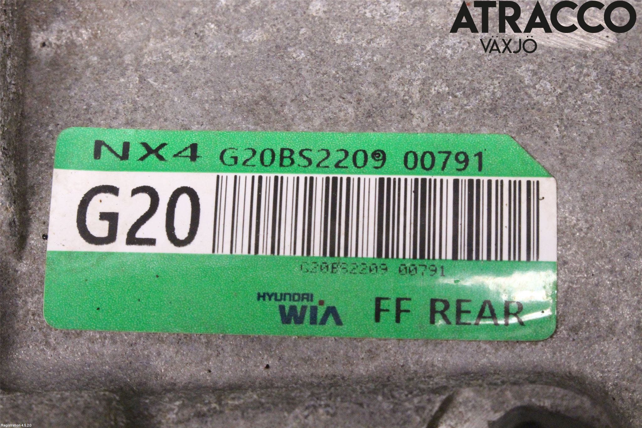 Hyundai TUCSON 05- Bakväxel-Diff