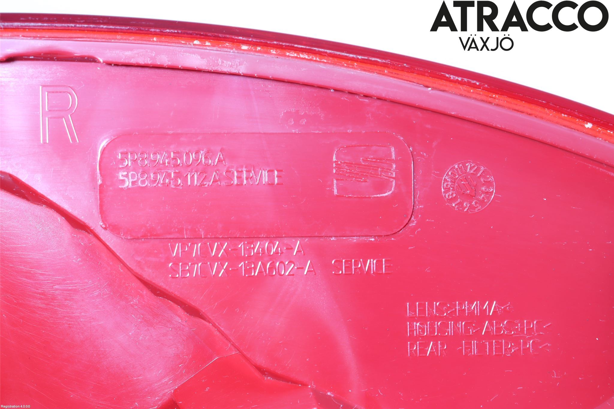 Seat ALTEA Bakljus Höger