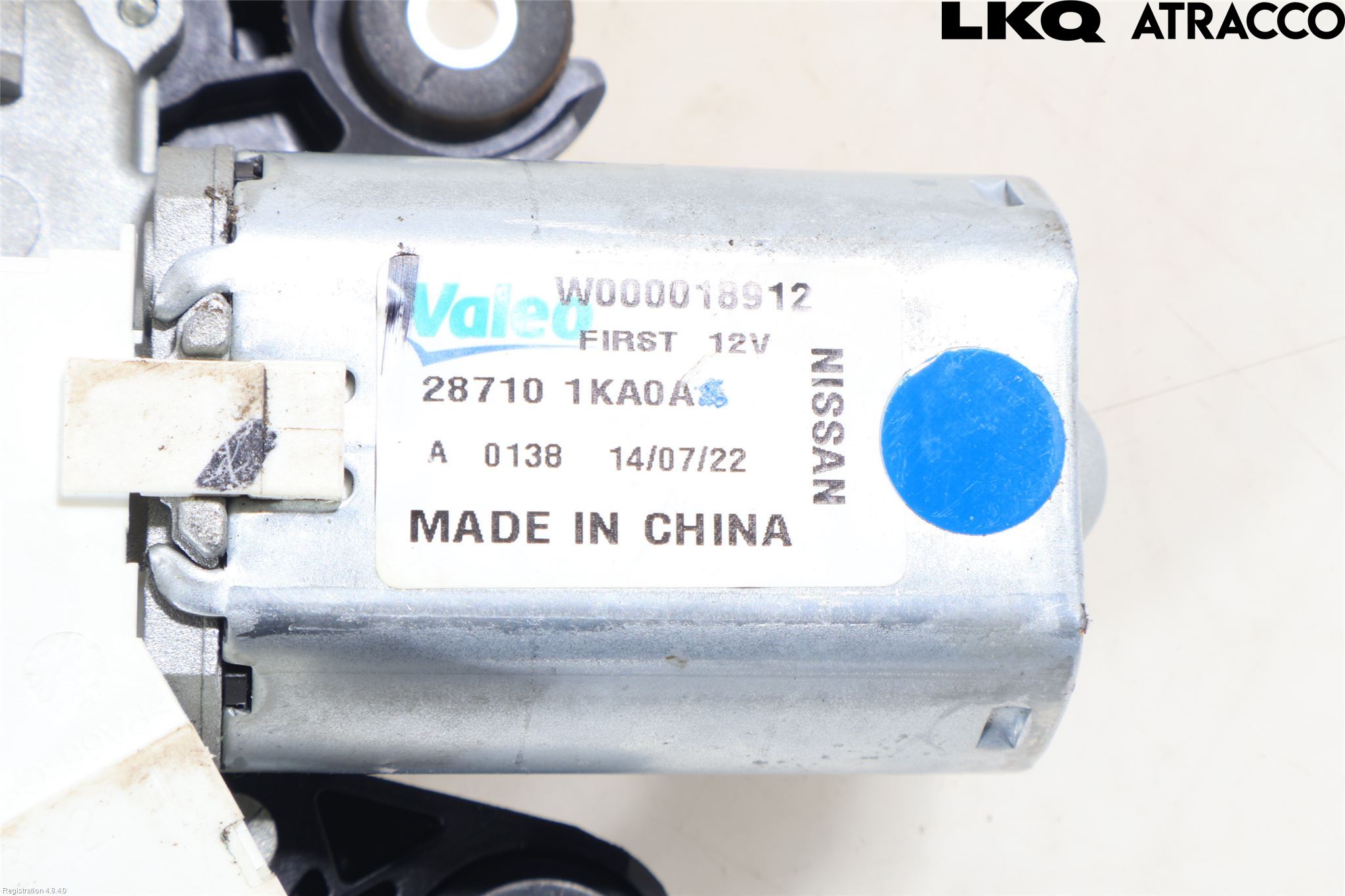 Nissan PULSAR Torkarmotor Baklucka