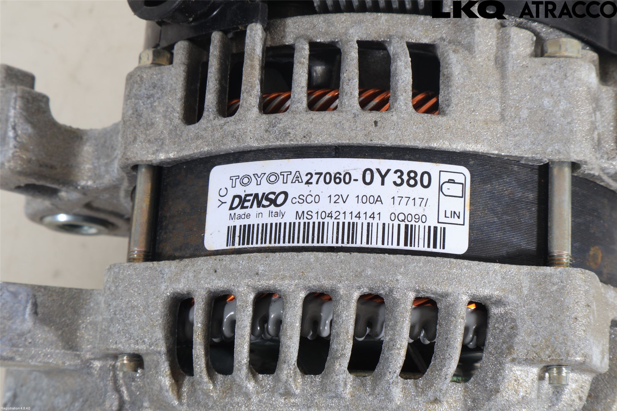 Toyota YARIS XP130 15-20 Generator