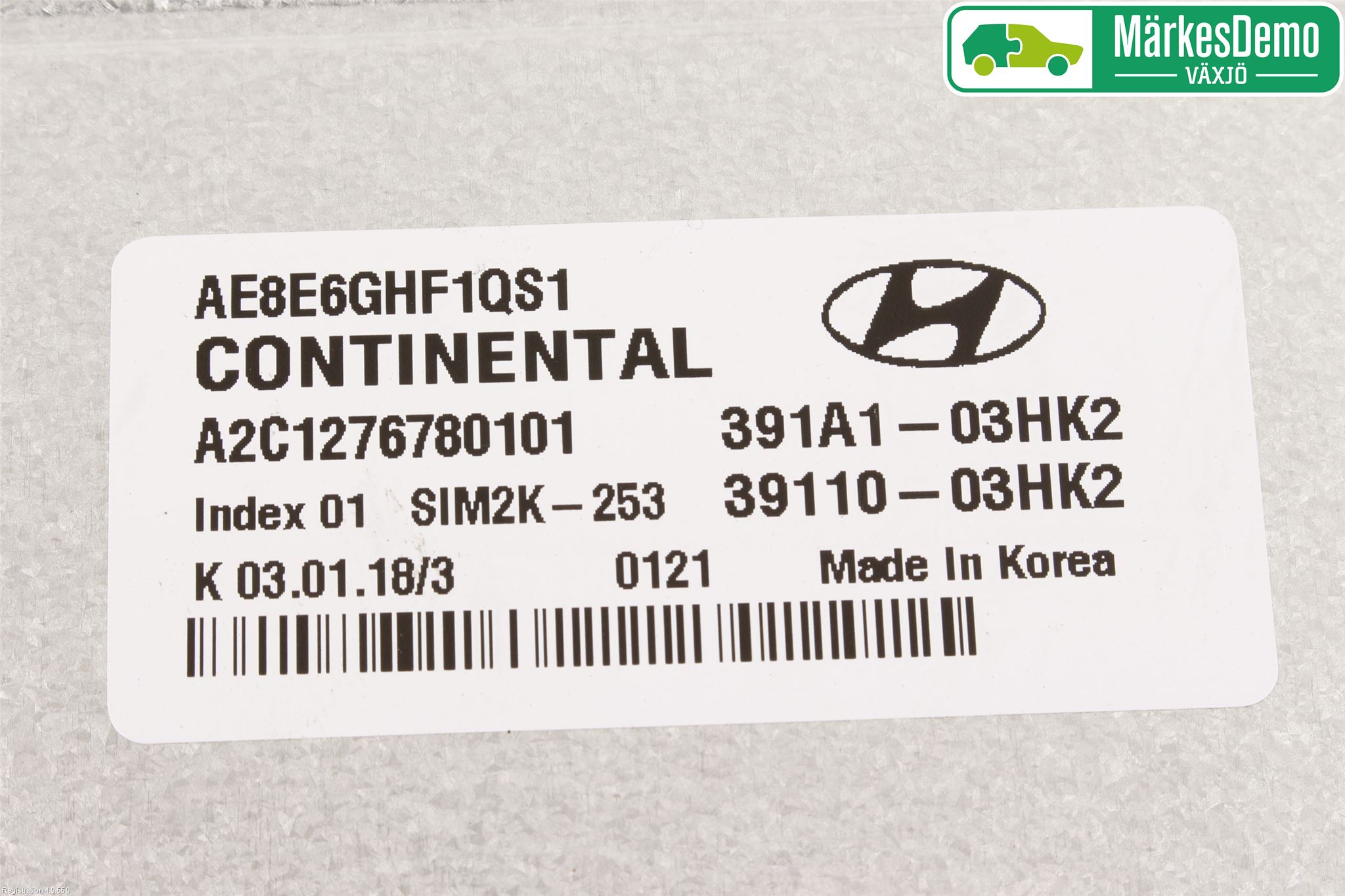 Hyundai IONIQ AE 17-22 Styrenhet Insprut Bensin