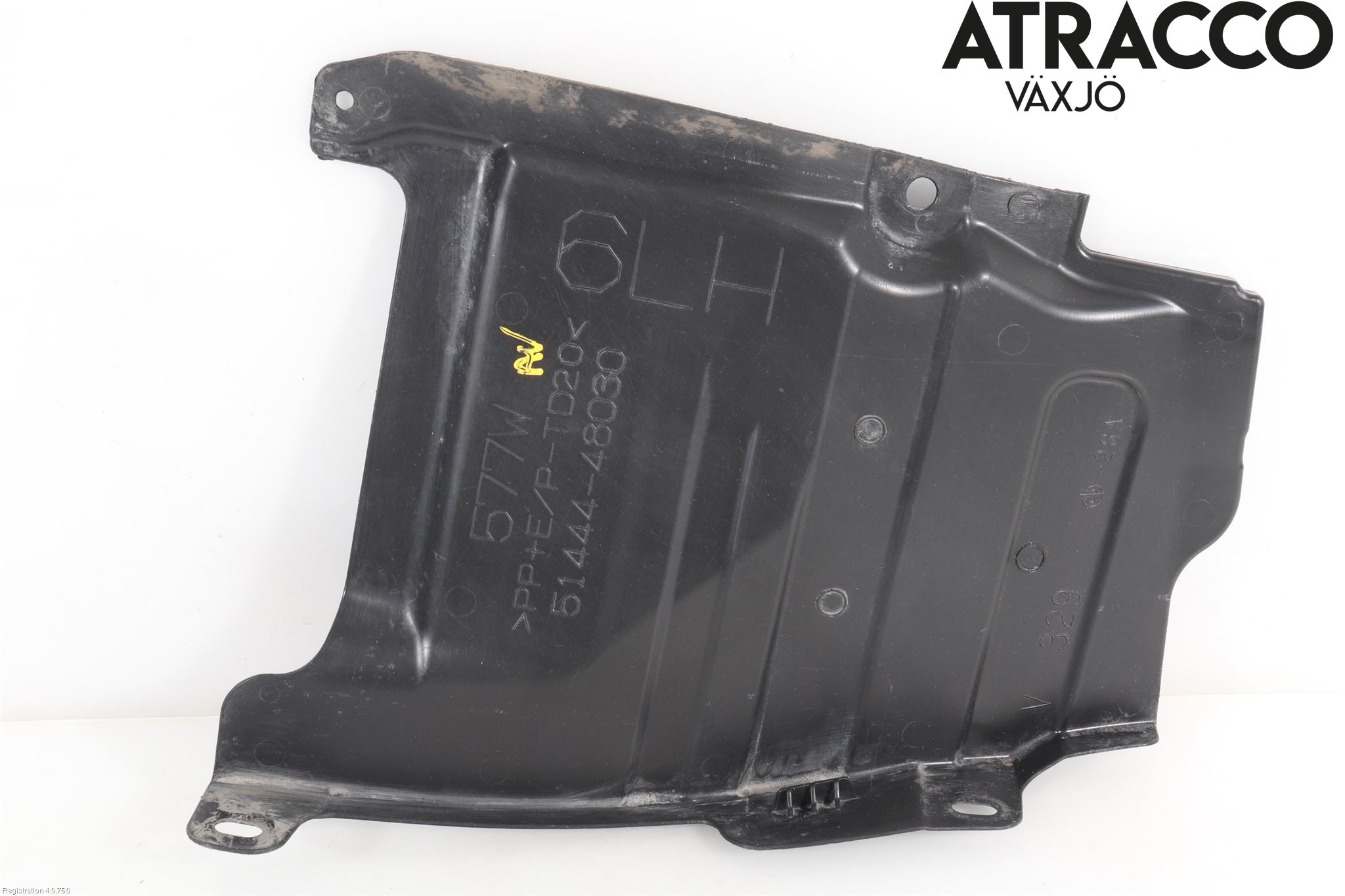 Toyota RAV4 13-18 Hasplåt Plåt-Plast