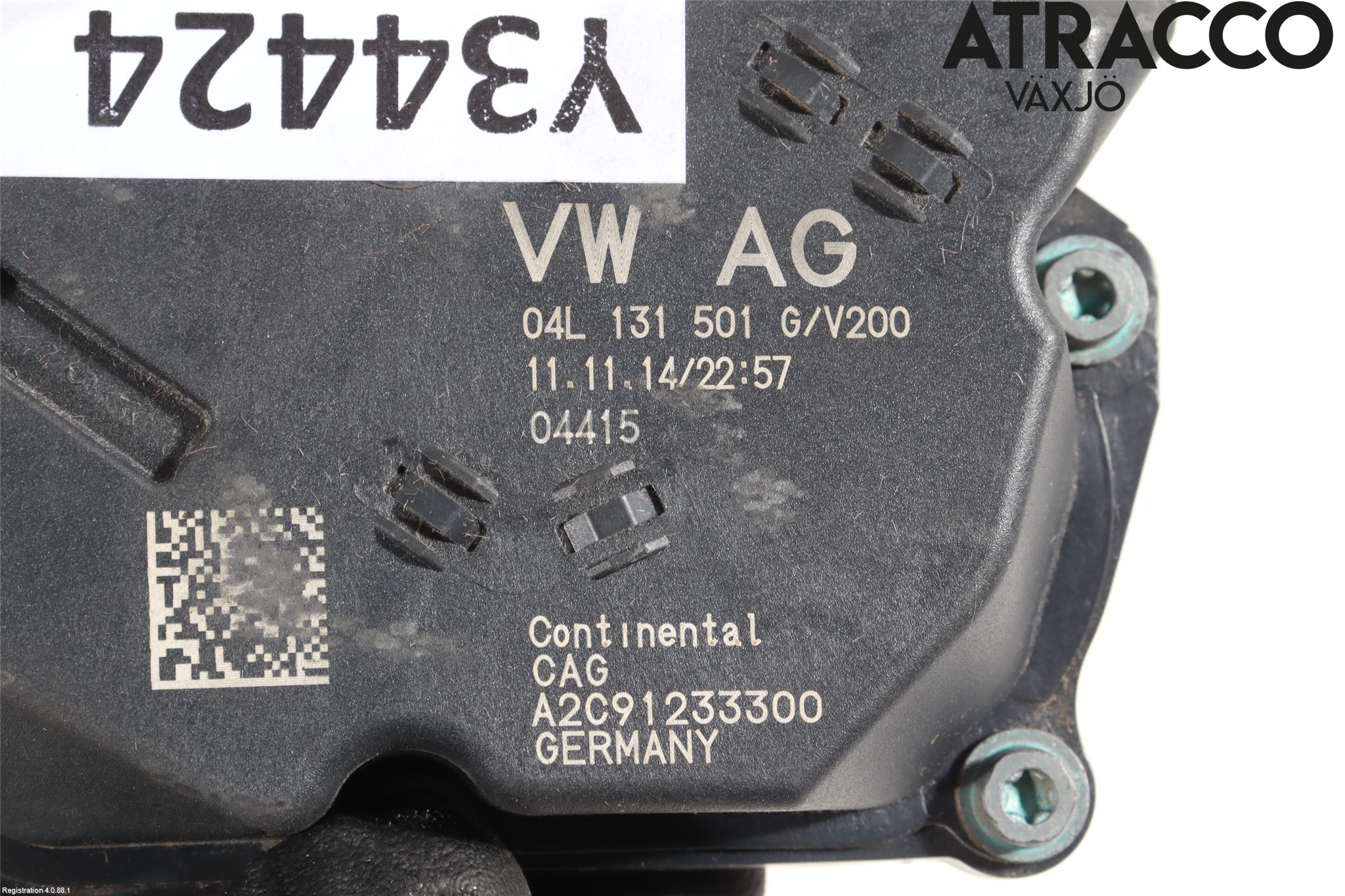 Volkswagen VW PASSAT 15-19 Egr Ventil