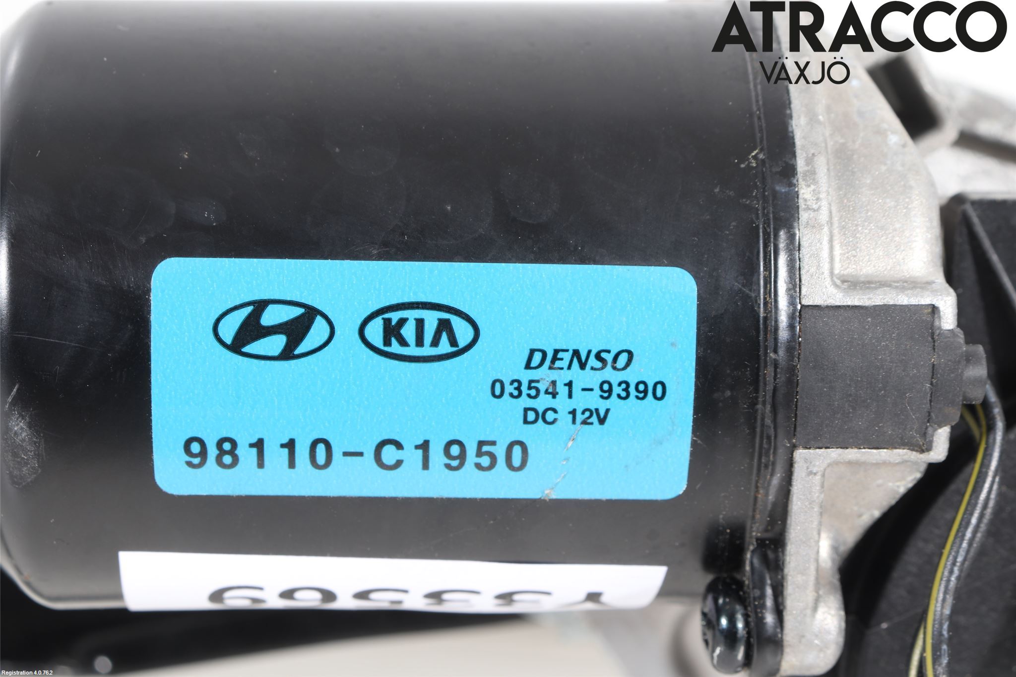 Hyundai KONA/ELECTRIC OS 18-23 Torkarmekanism Vindruta