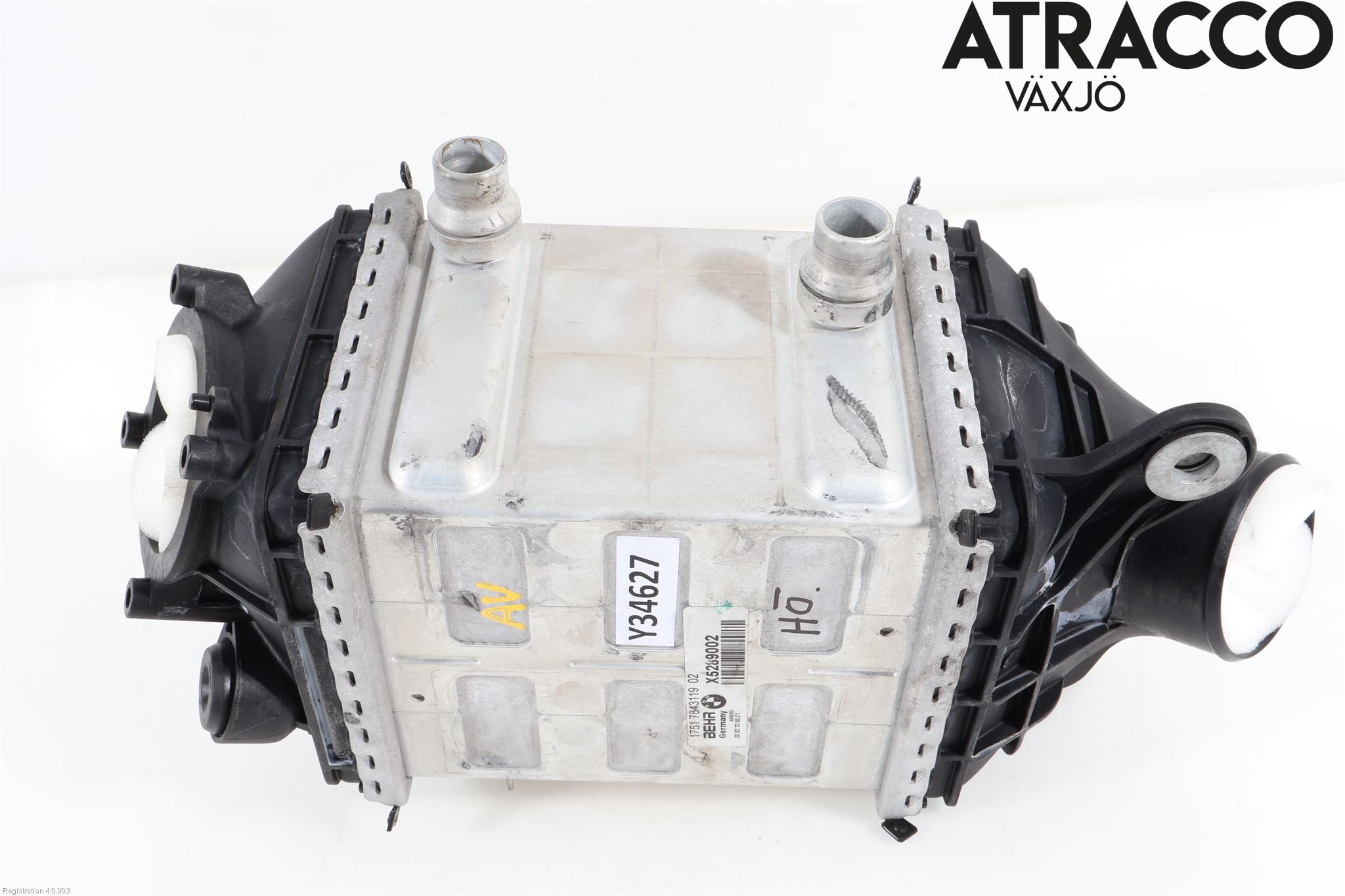 BMW 5 F10/F11/F18 09-17 Laddluft-Intercooler Kyl