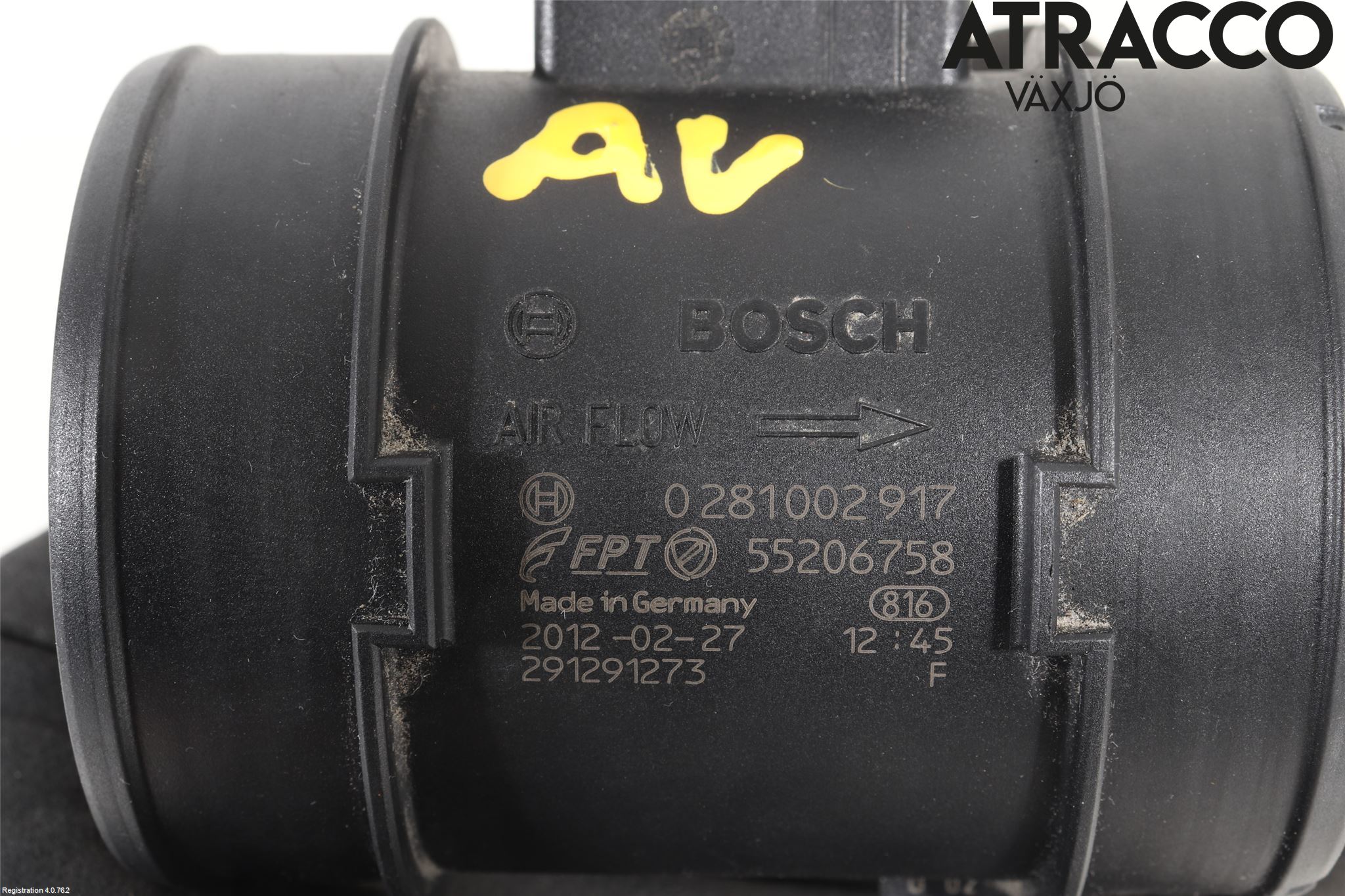 Fiat FREEMONT Injluftmassamätare