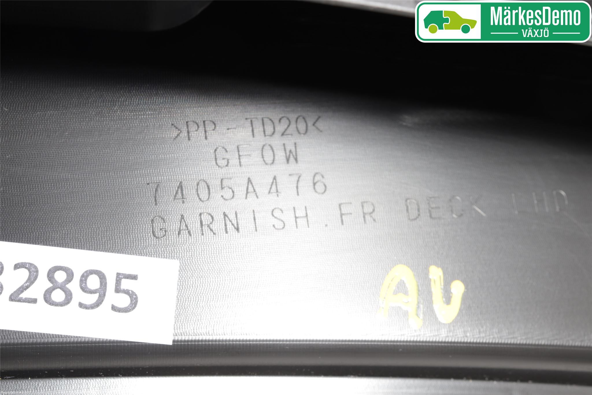 Mitsubishi OUTLANDER 13-21 Torpedplåt-Torpedplast