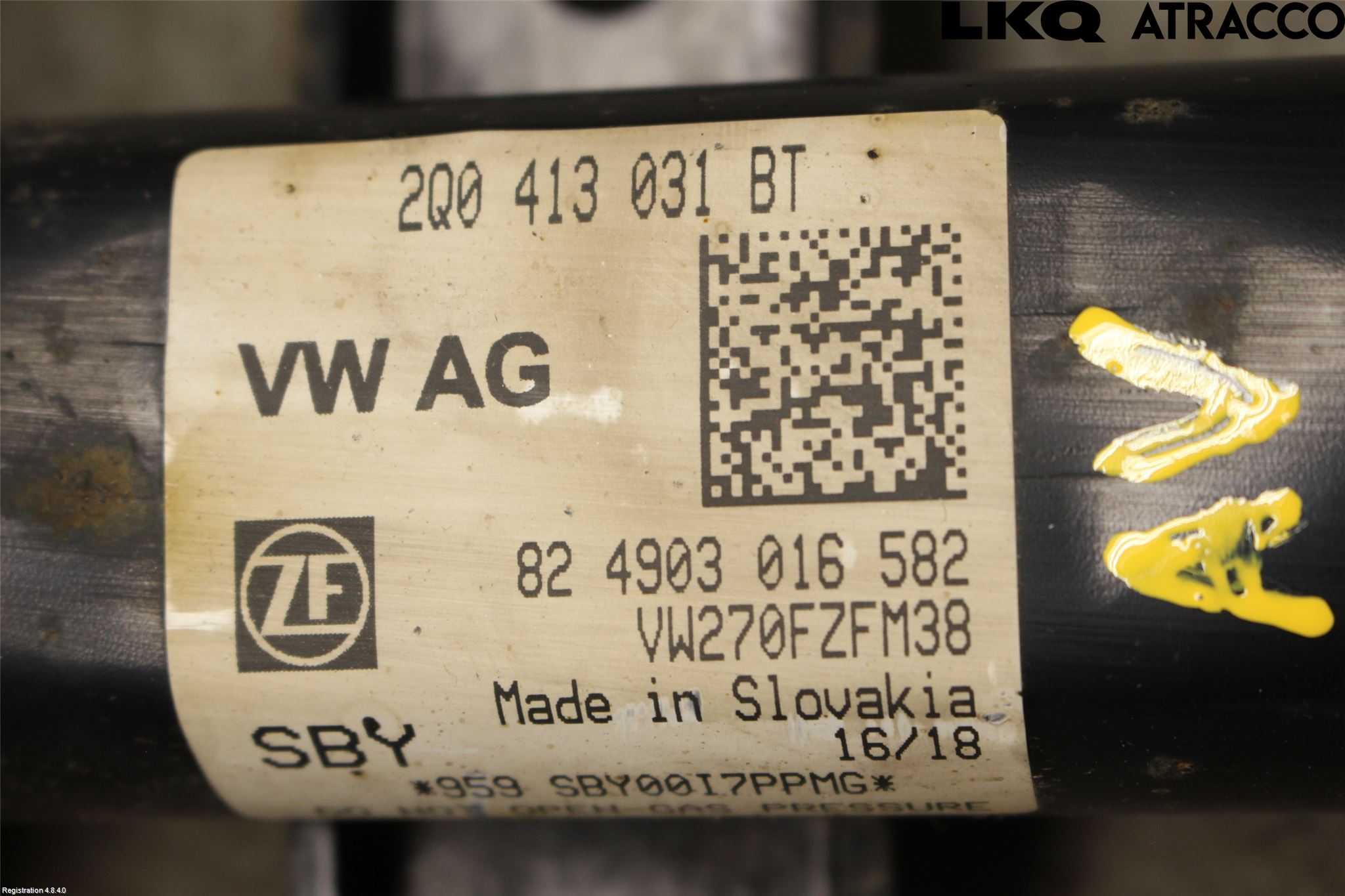 Volkswagen VW POLO VI 18->> Fjäderben Fram Höger