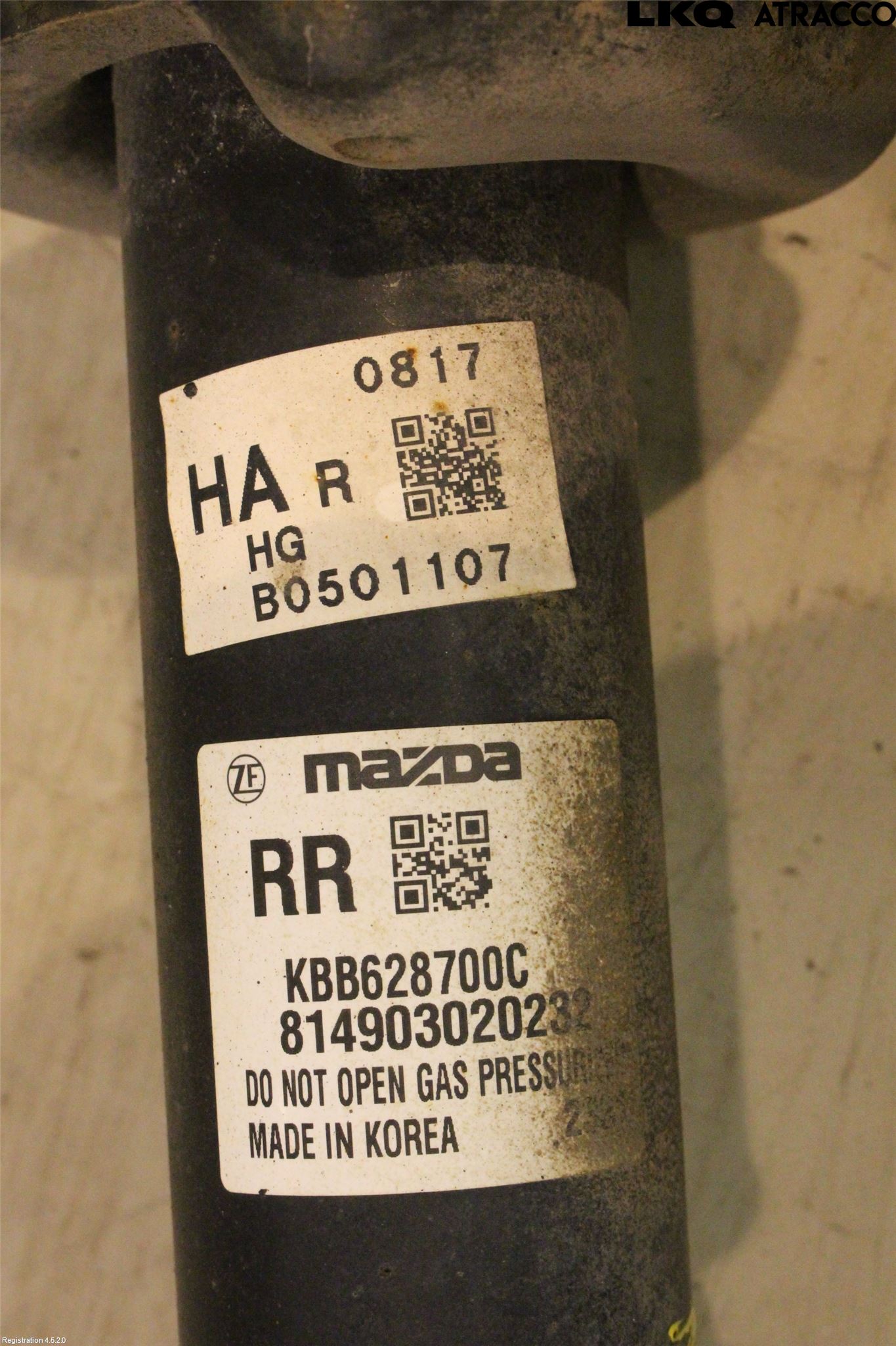Mazda CX-60 22- Fjäderben Bak Höger