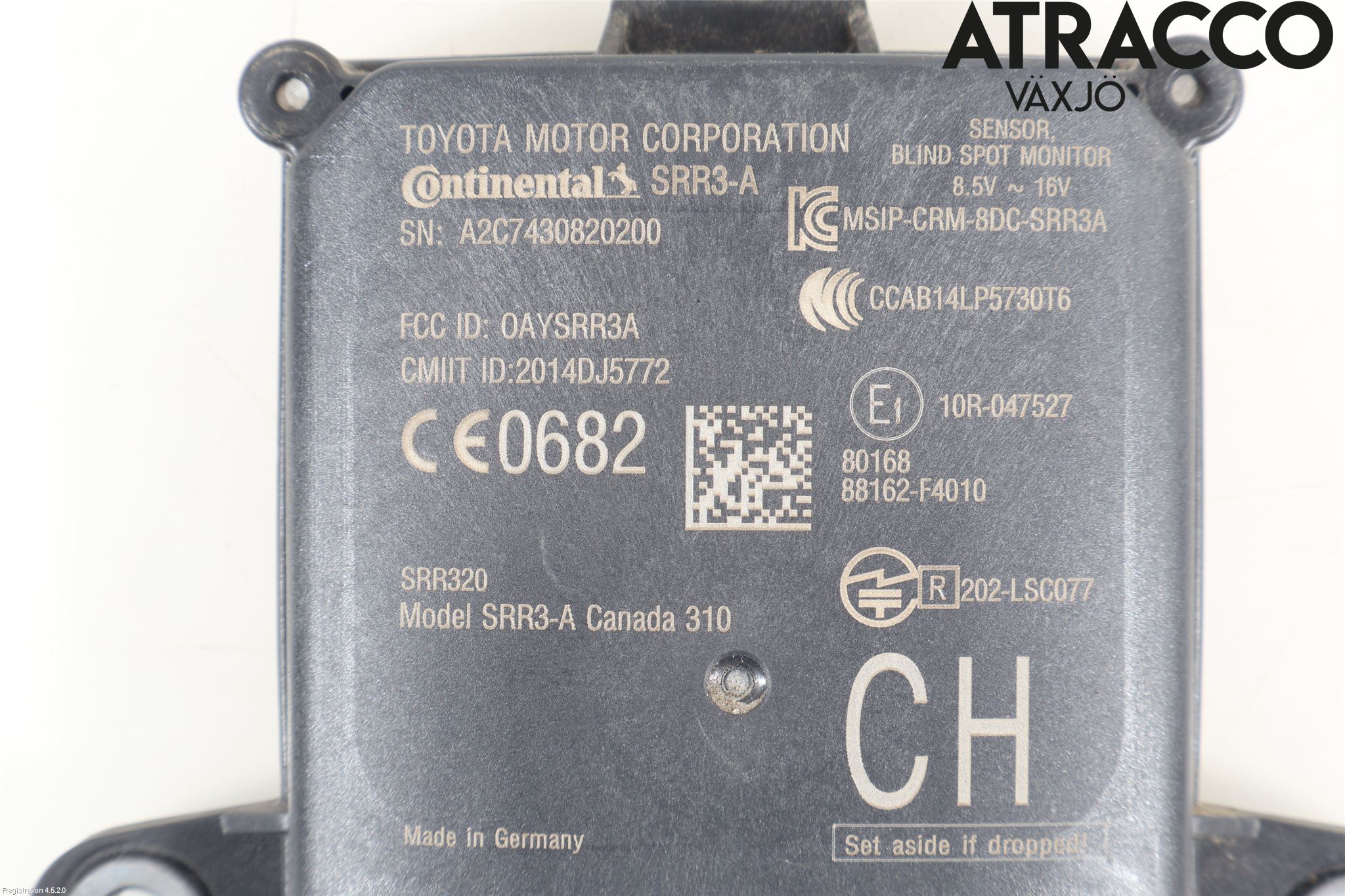 Toyota C-HR 16-23 Sensor Aktivt Kollisionsskydd