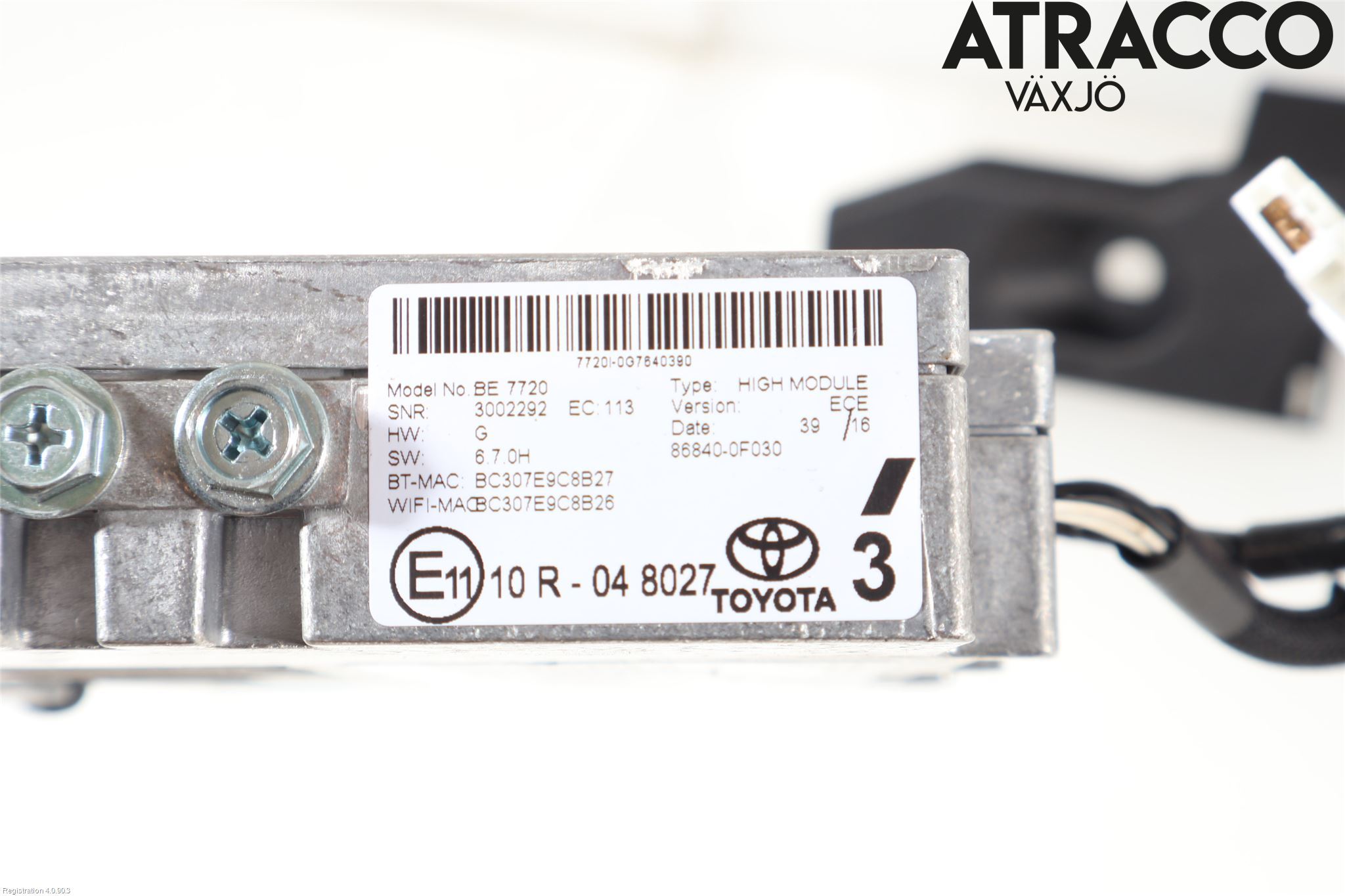 Toyota RAV4 13-18 Cd Radio - Multimediapanel