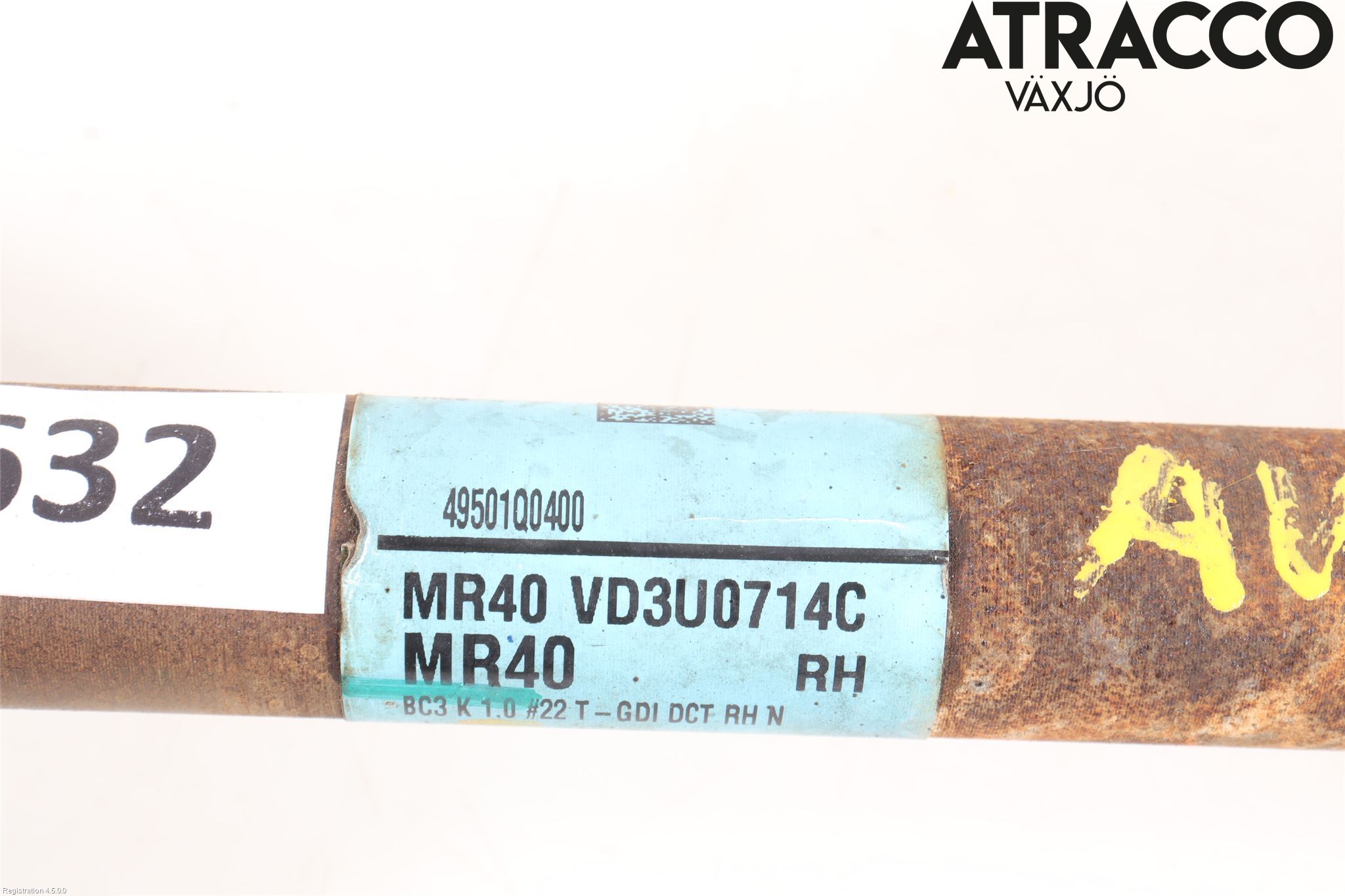 Hyundai i20 BC 21- Drivaxel Fram Höger