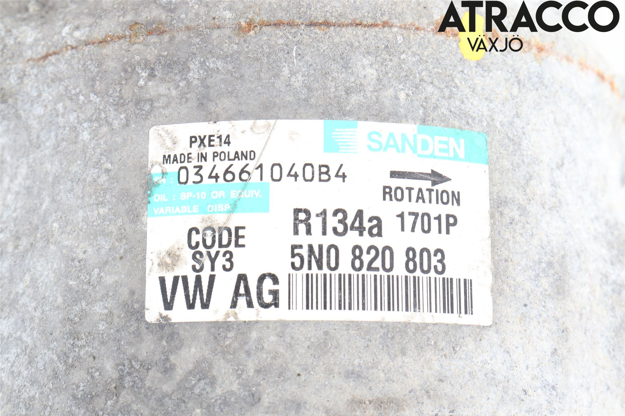 Skoda ROOMSTER Ac Kompressor