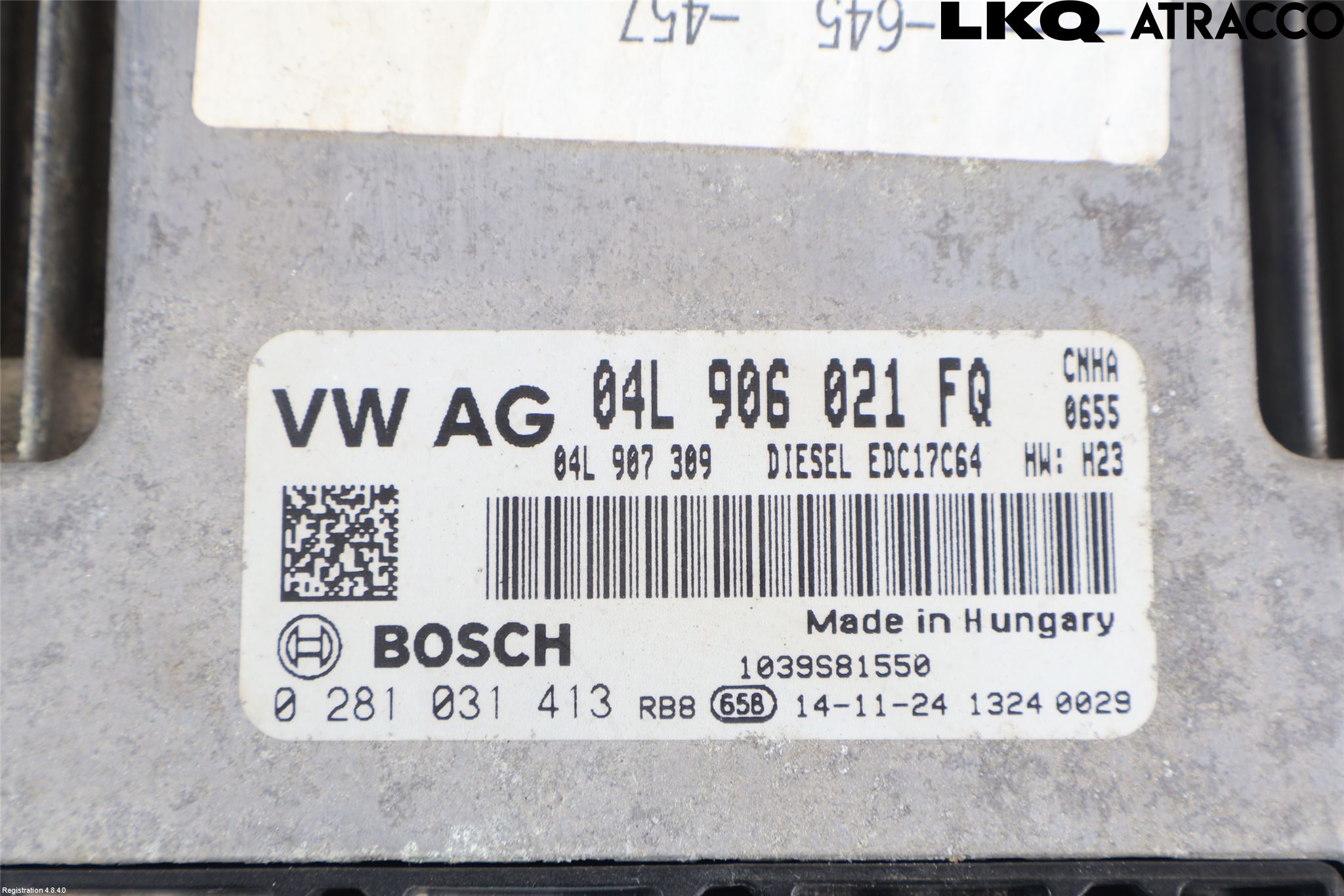 Audi A6/S6 4G 11-18 Styrenhet Inspump Diesel